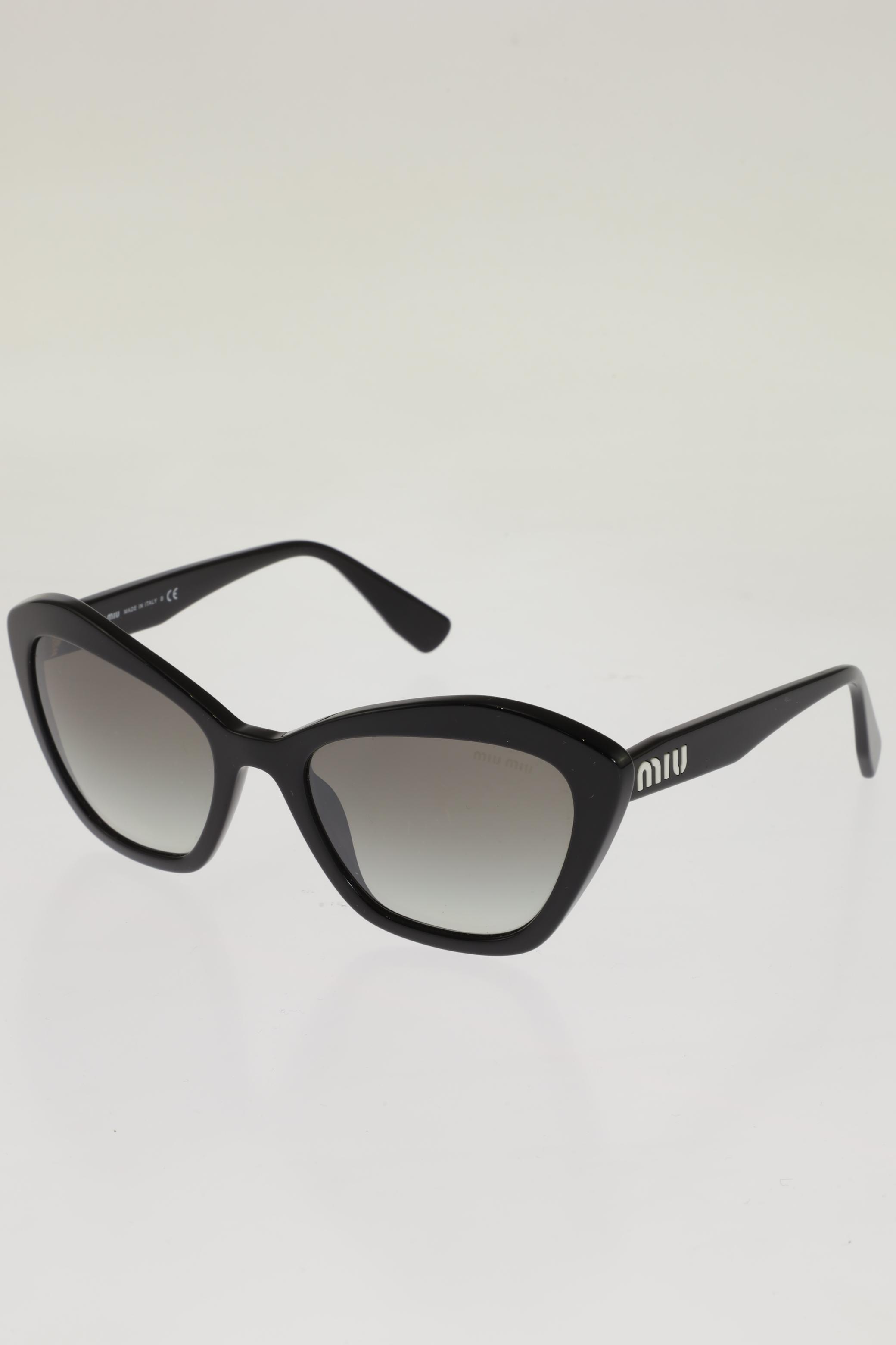 

Miu Miu Damen Sonnenbrille, schwarz, Gr.