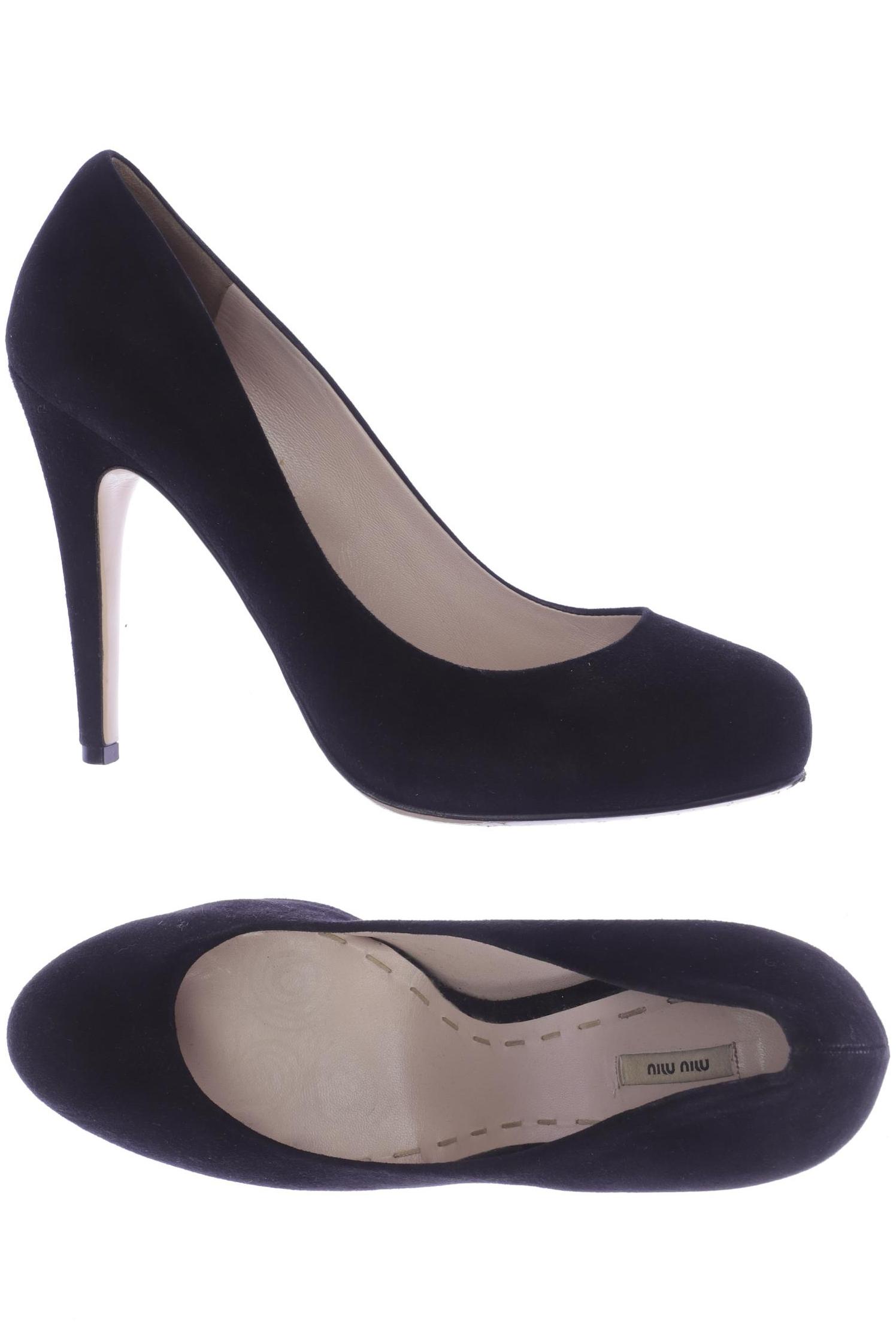 

Miu Miu Damen Pumps, schwarz, Gr. 39.5