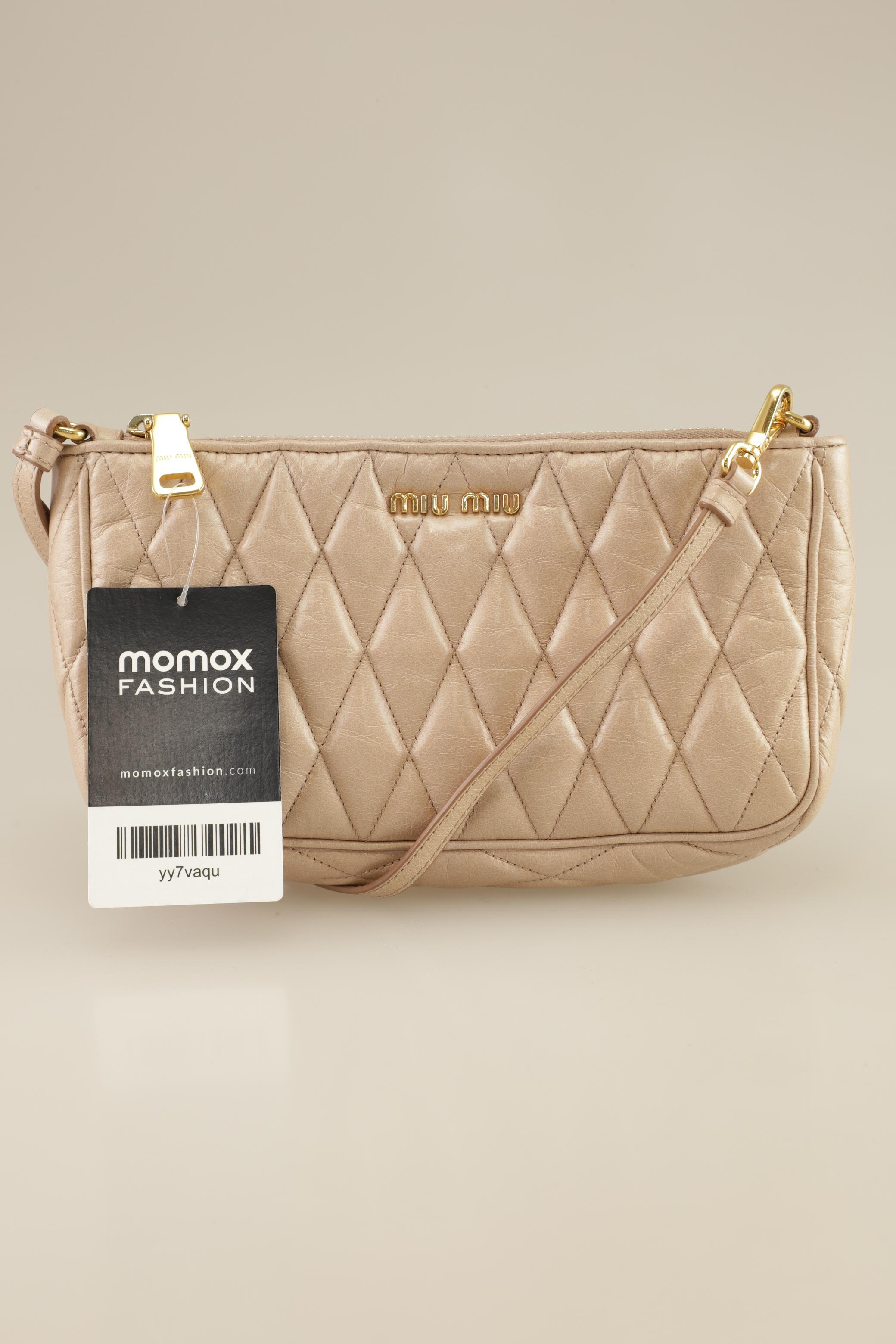 

Miu Miu Damen Handtasche, beige
