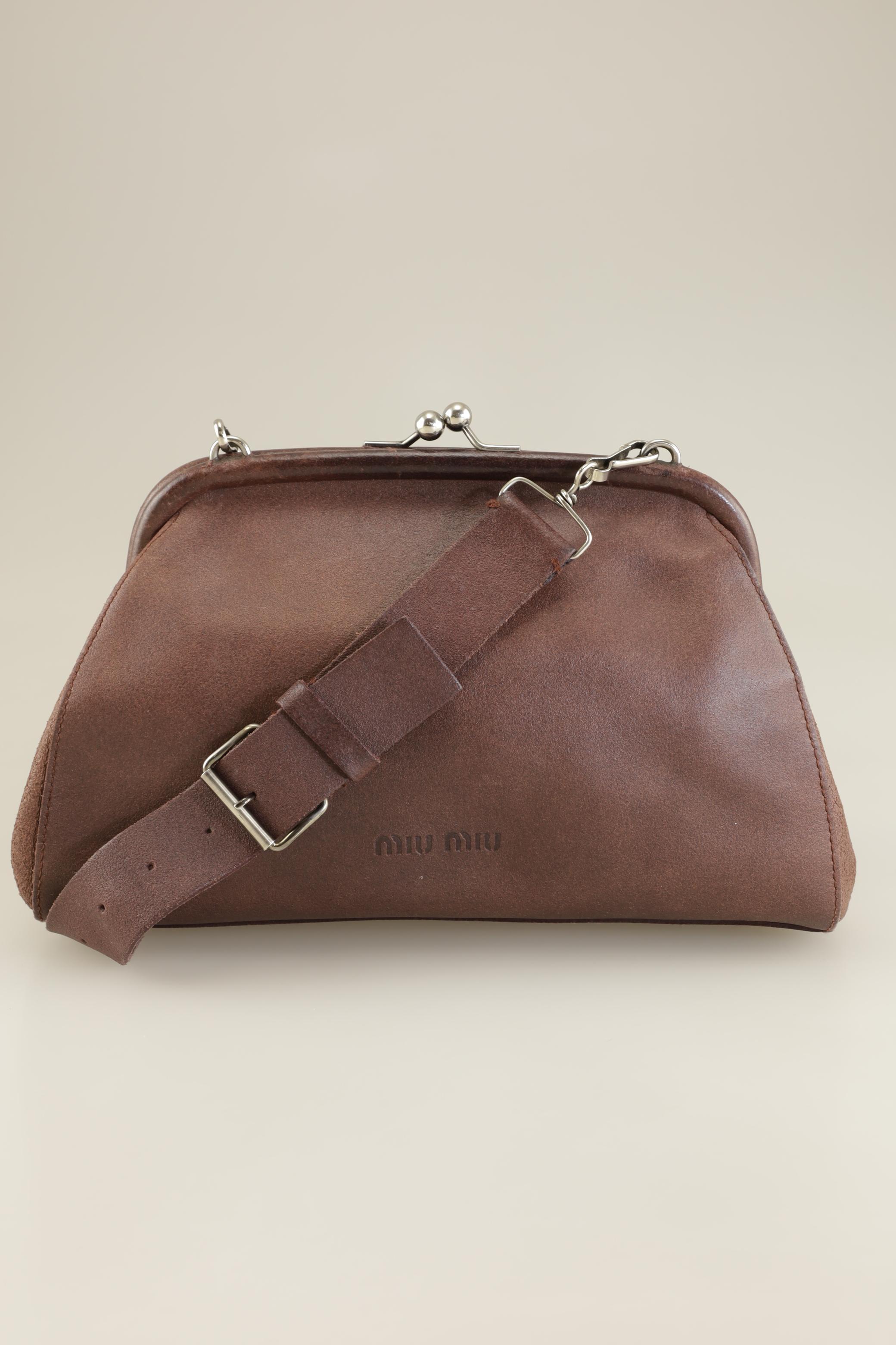 

Miu Miu Damen Handtasche, braun, Gr.