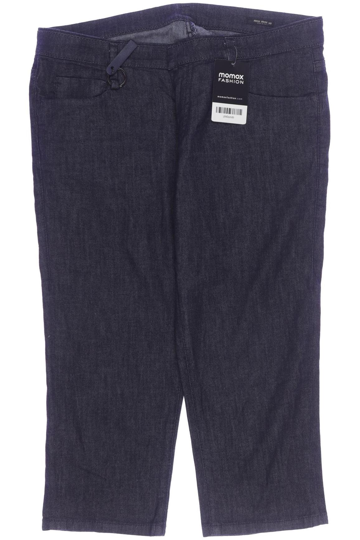 

Miu Miu Damen Jeans, marineblau, Gr. 30
