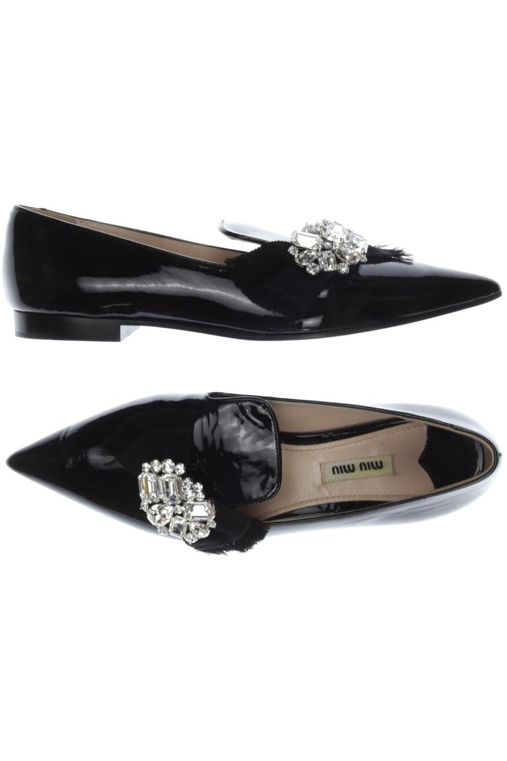 Thumbnail - Miu Miu Damen Halbschuh, schwarz, Gr. 38