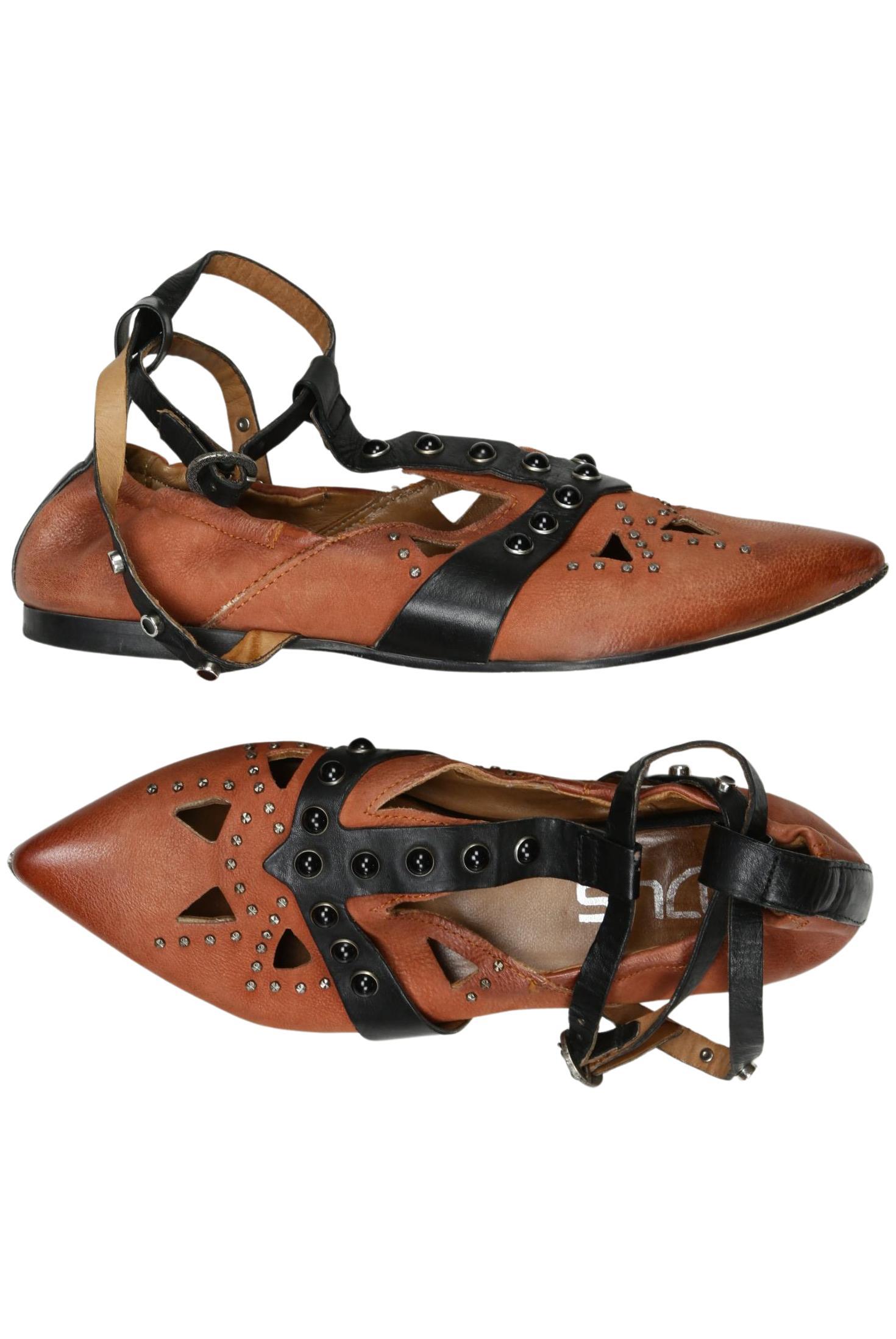 

Mjus Damen Halbschuh, braun, Gr. 40