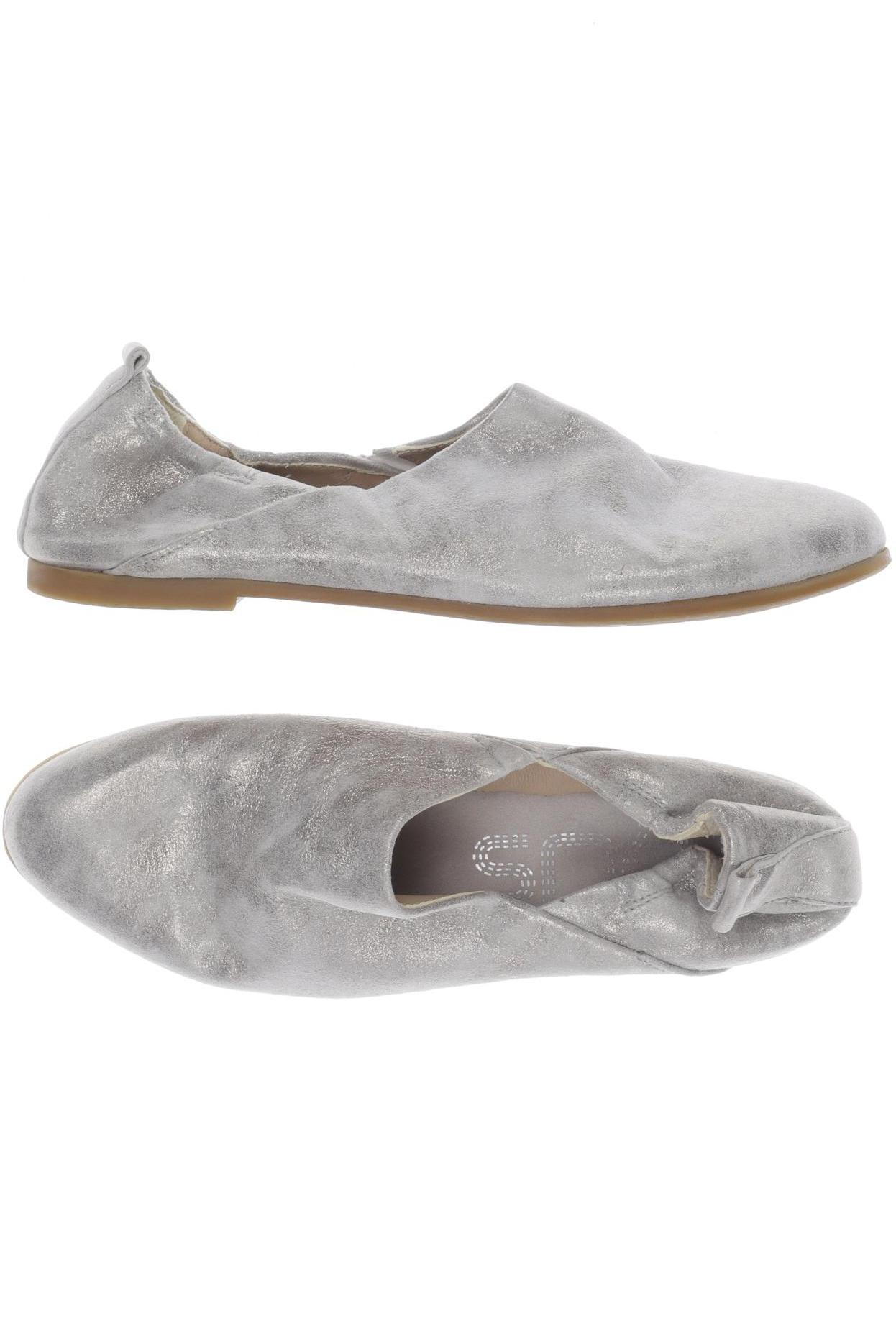 

Mjus Damen Halbschuh, silber, Gr. 38
