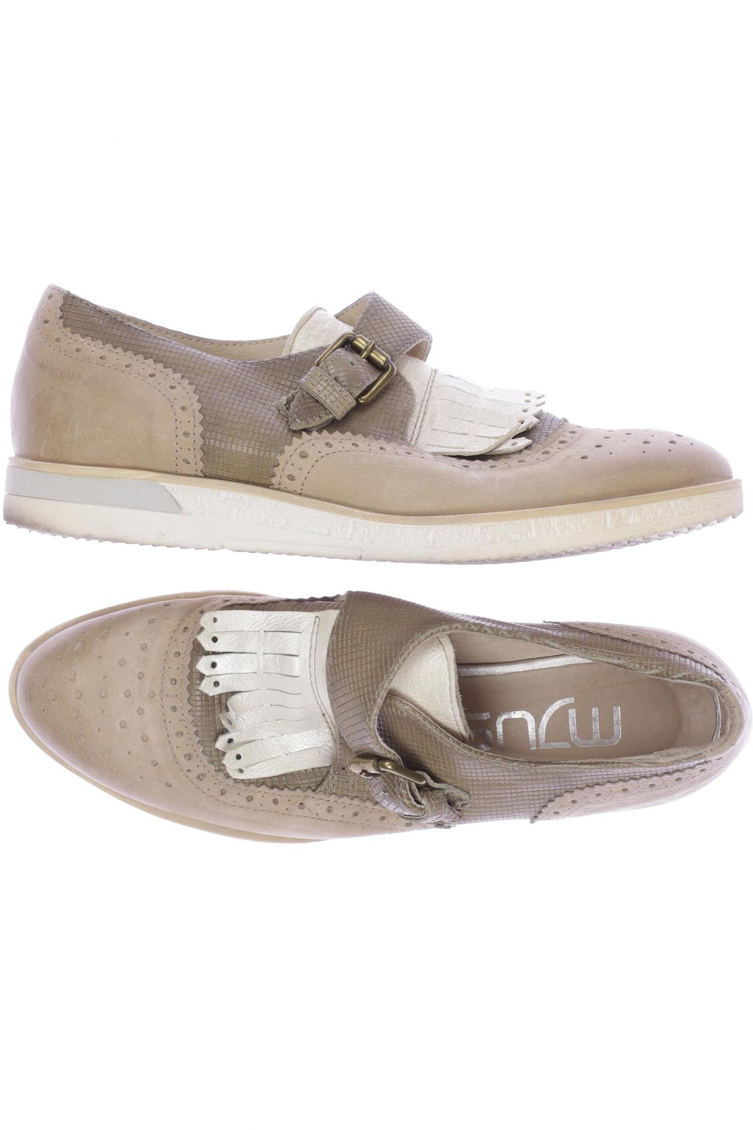 

Mjus Damen Halbschuh, beige, Gr. 38