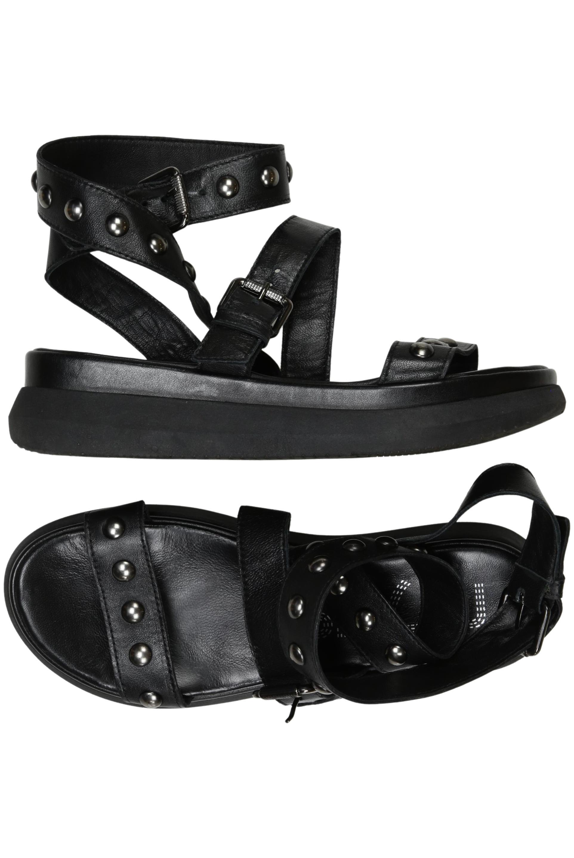 

Mjus Damen Sandale, schwarz, Gr. 39