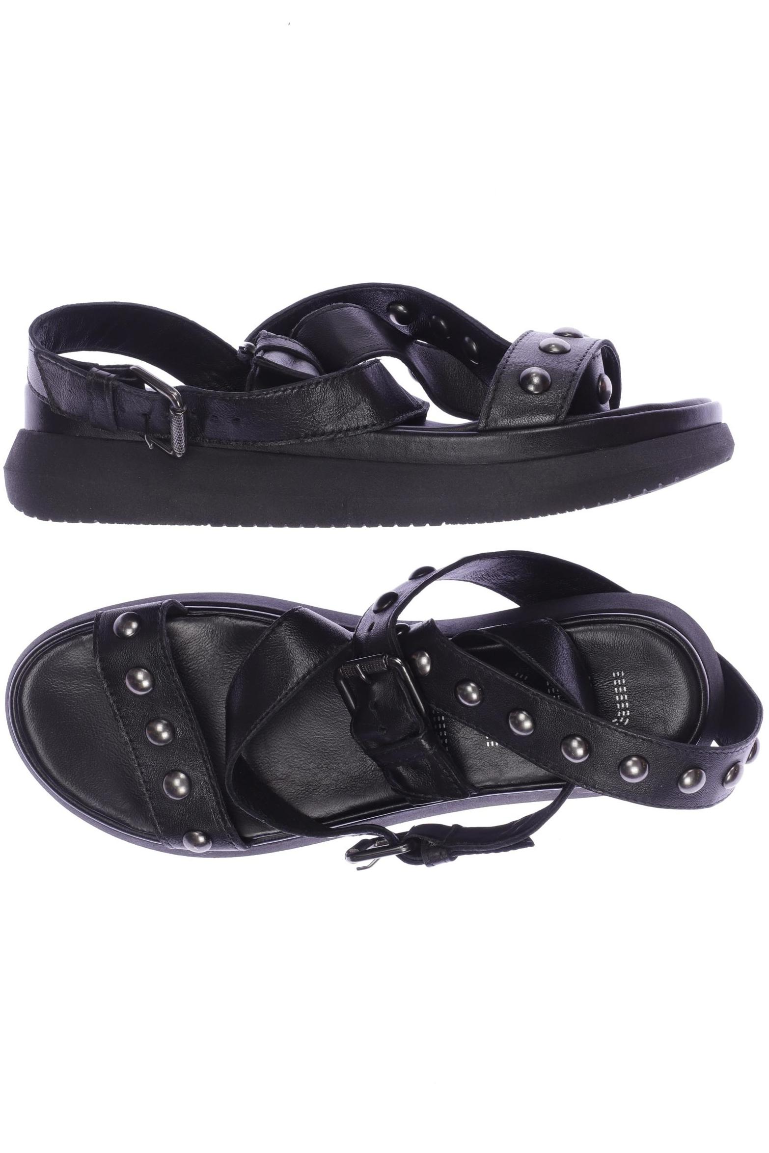 

Mjus Damen Sandale, schwarz, Gr. 39