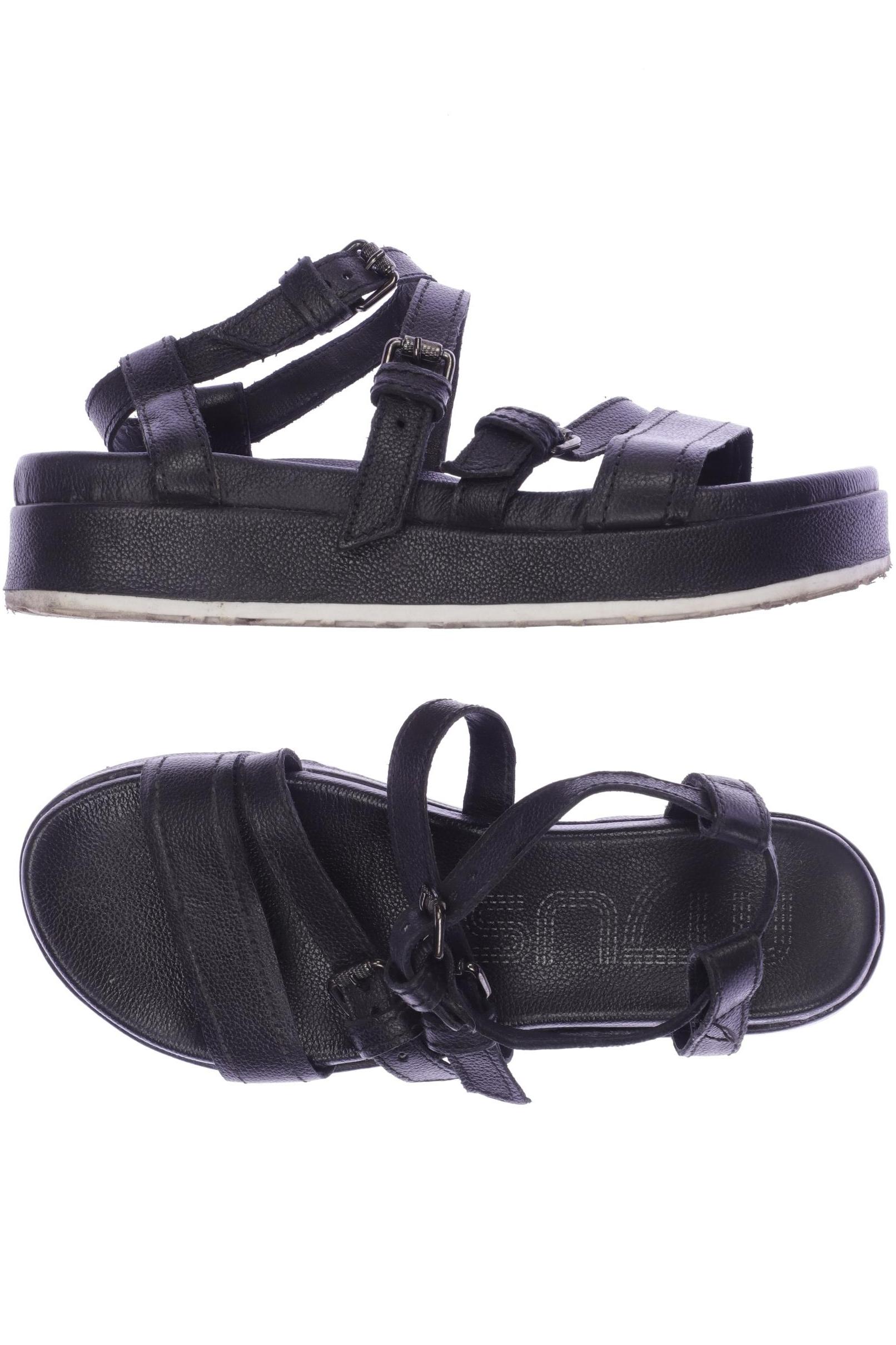 

Mjus Damen Sandale, schwarz, Gr. 38