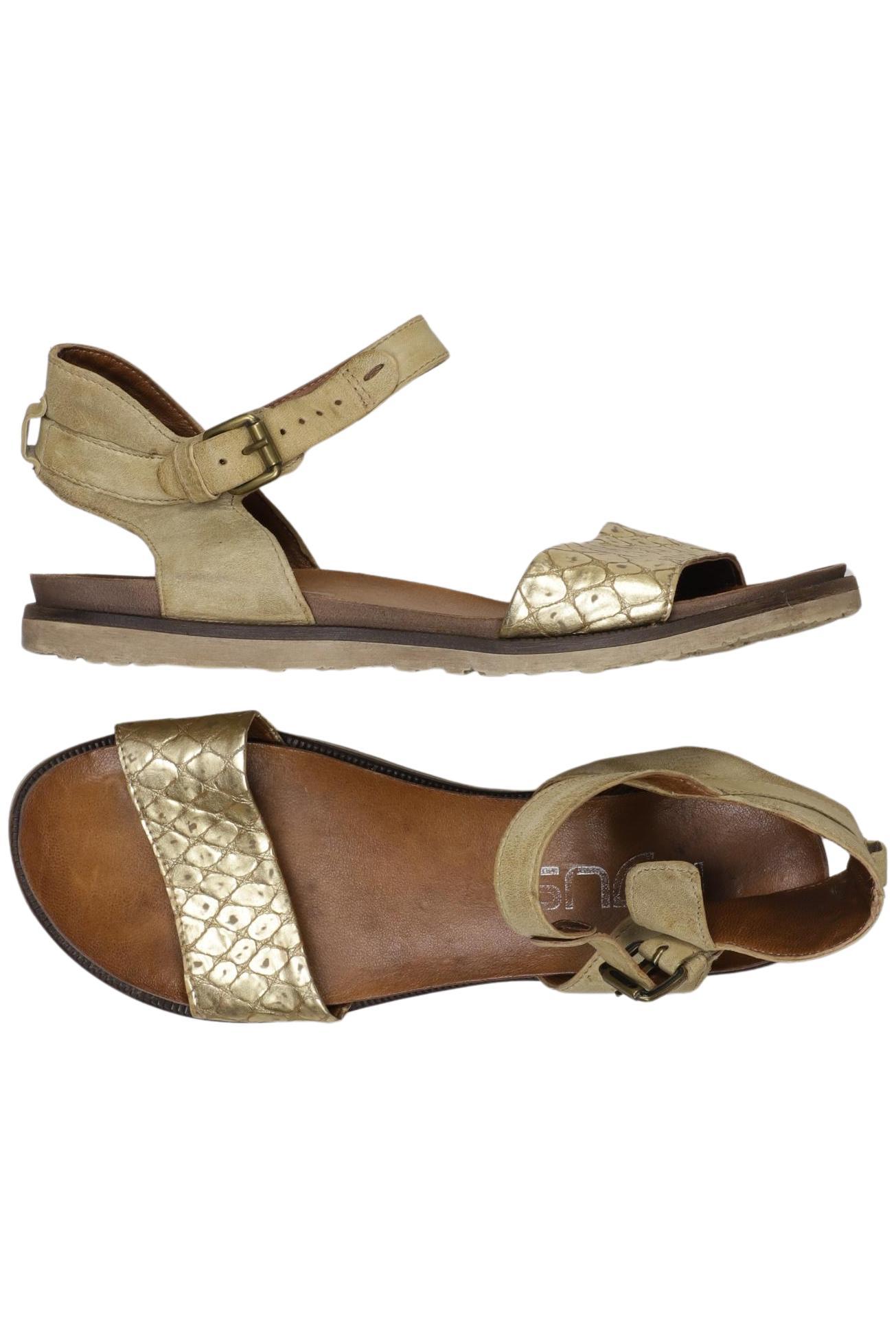 

Mjus Damen Sandale, gold, Gr. 40