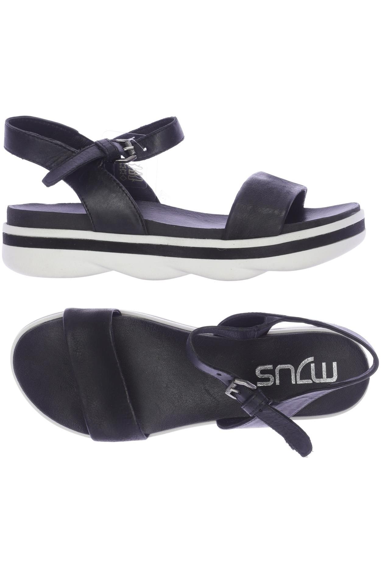 

Mjus Damen Sandale, schwarz, Gr. 39