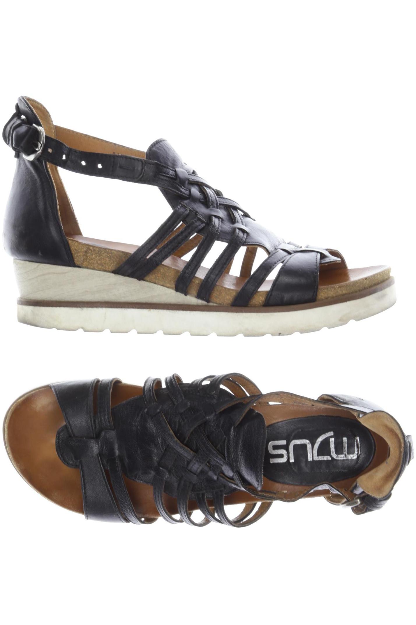 

Mjus Damen Sandale, schwarz, Gr. 39