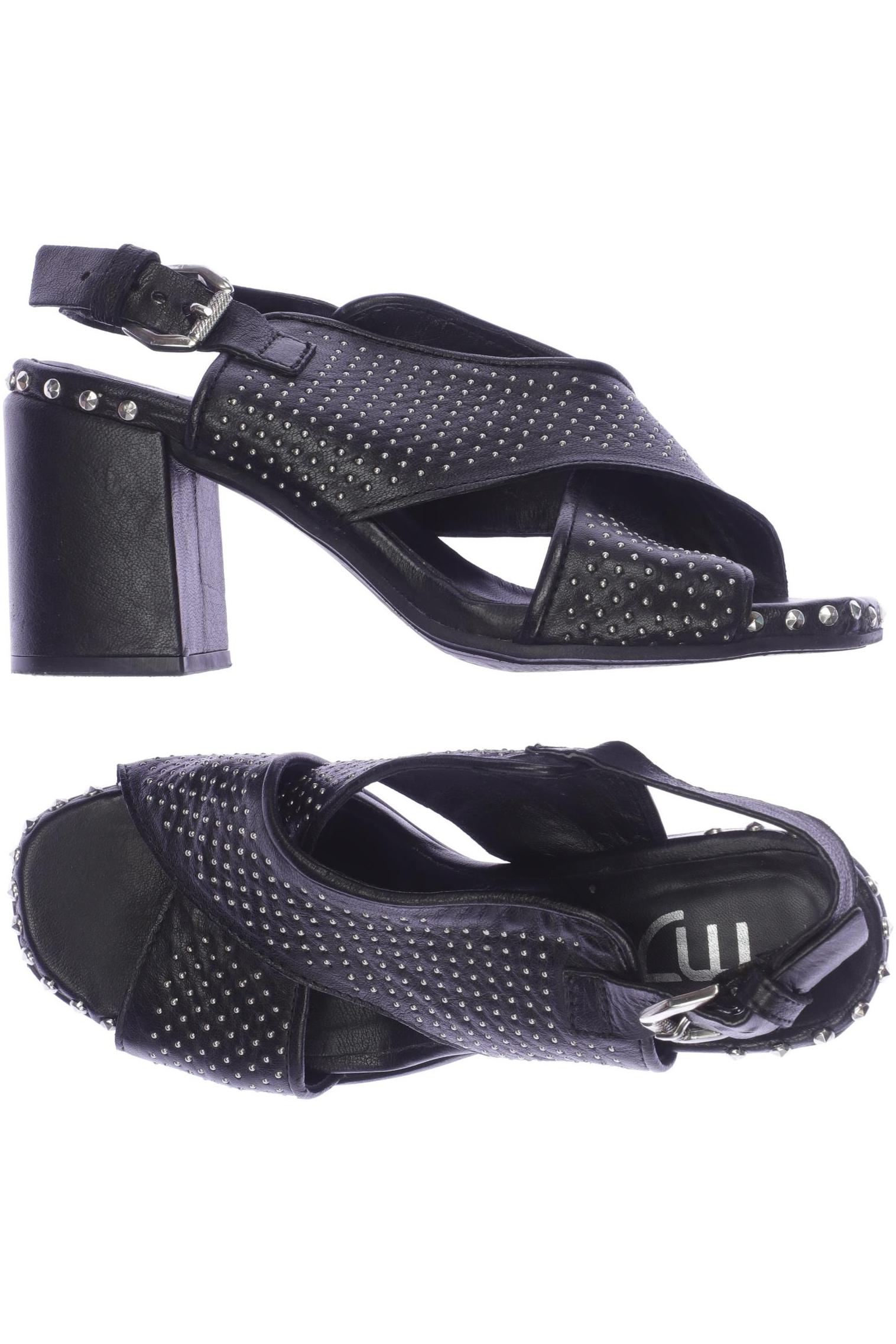 

Mjus Damen Sandale, schwarz, Gr. 37