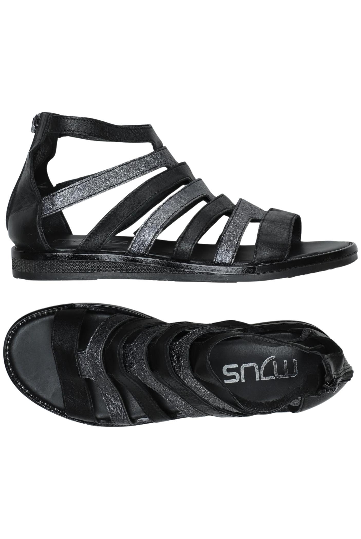 

Mjus Damen Sandale, schwarz, Gr. 39