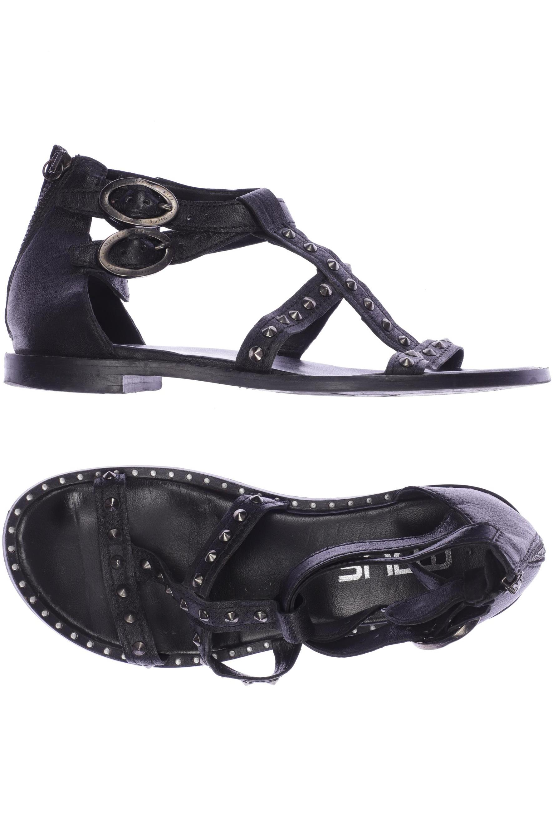 

Mjus Damen Sandale, schwarz, Gr. 39