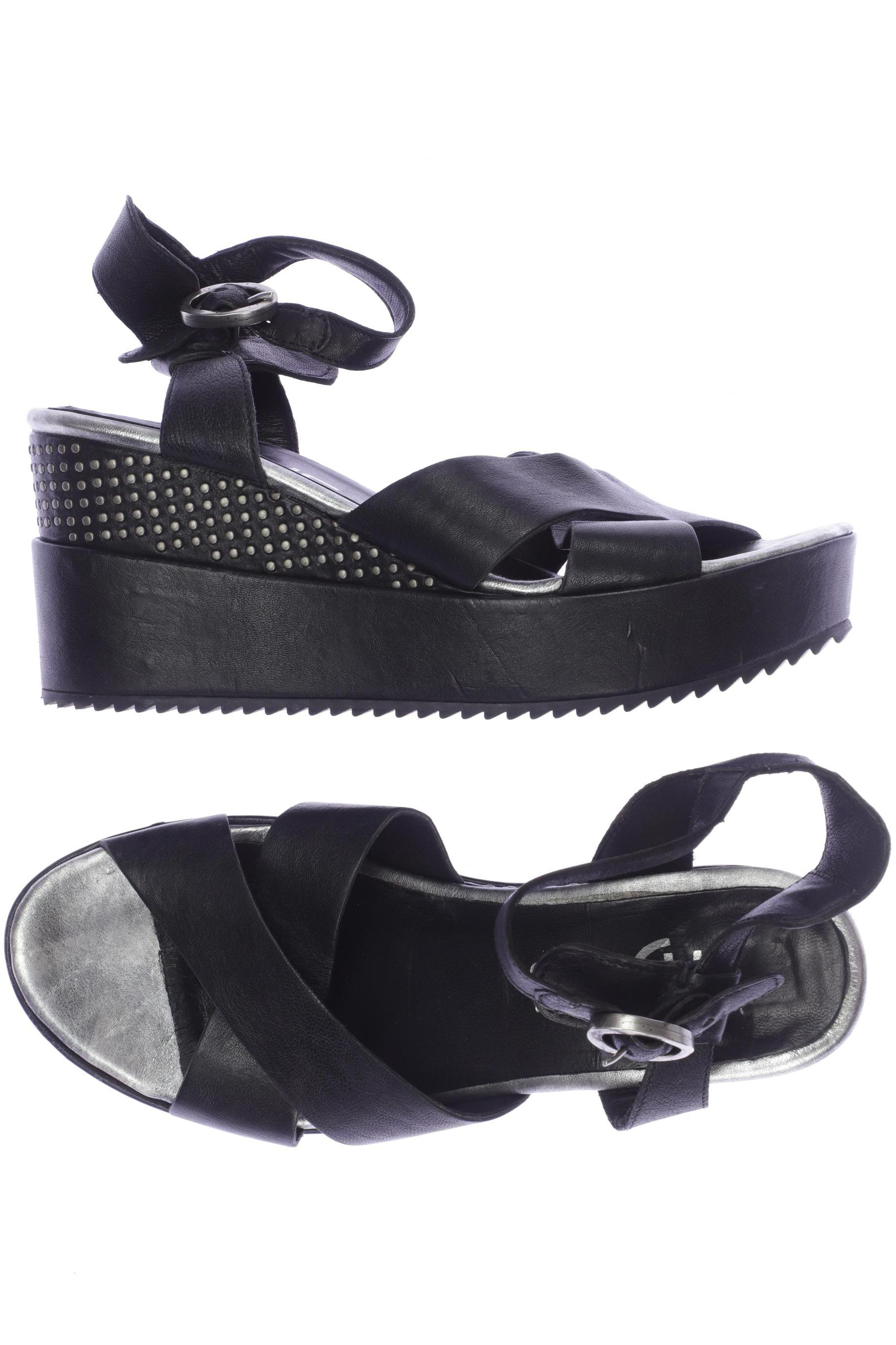 

Mjus Damen Sandale, schwarz, Gr. 38