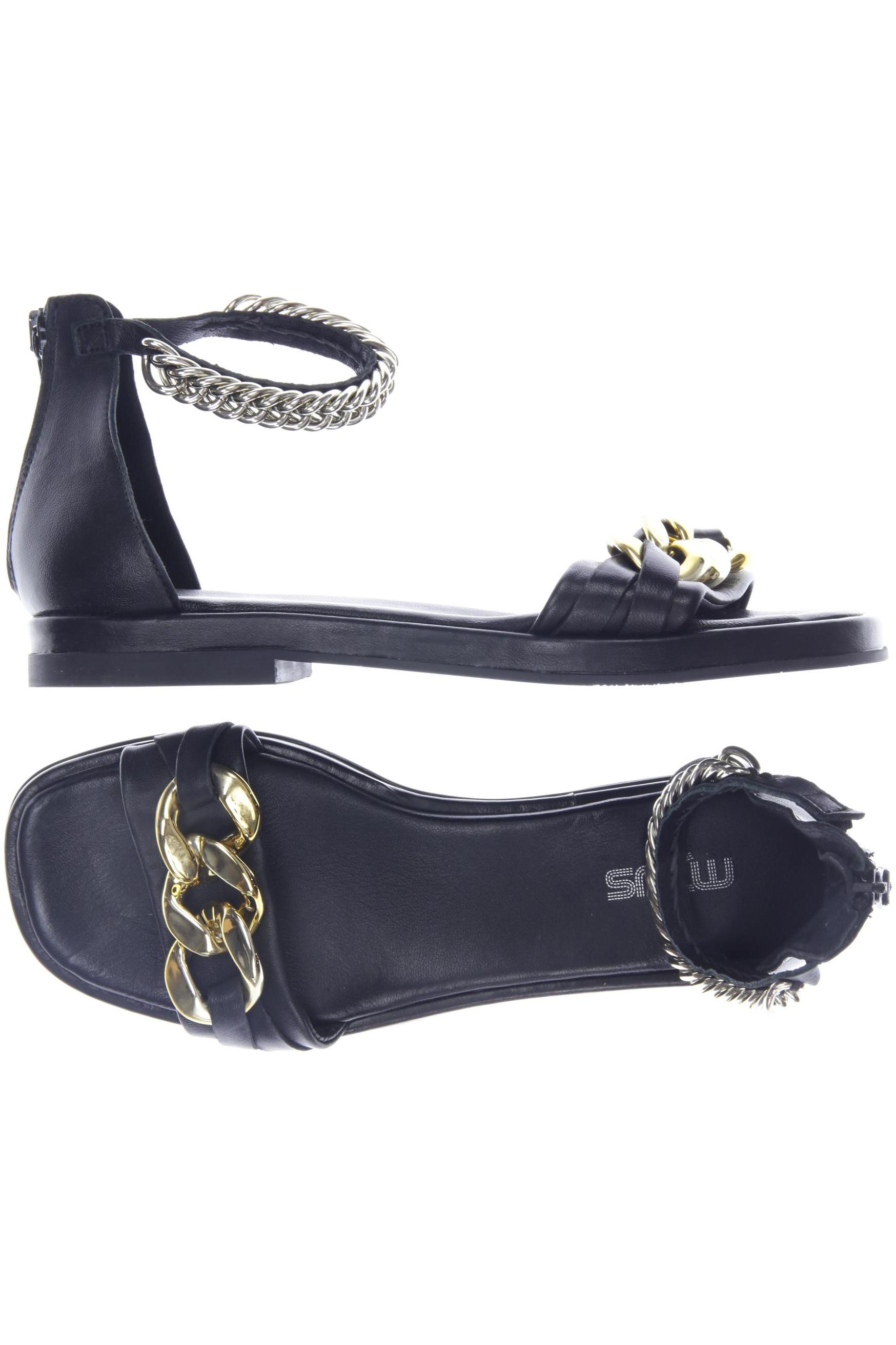 

Mjus Damen Sandale, schwarz, Gr. 39