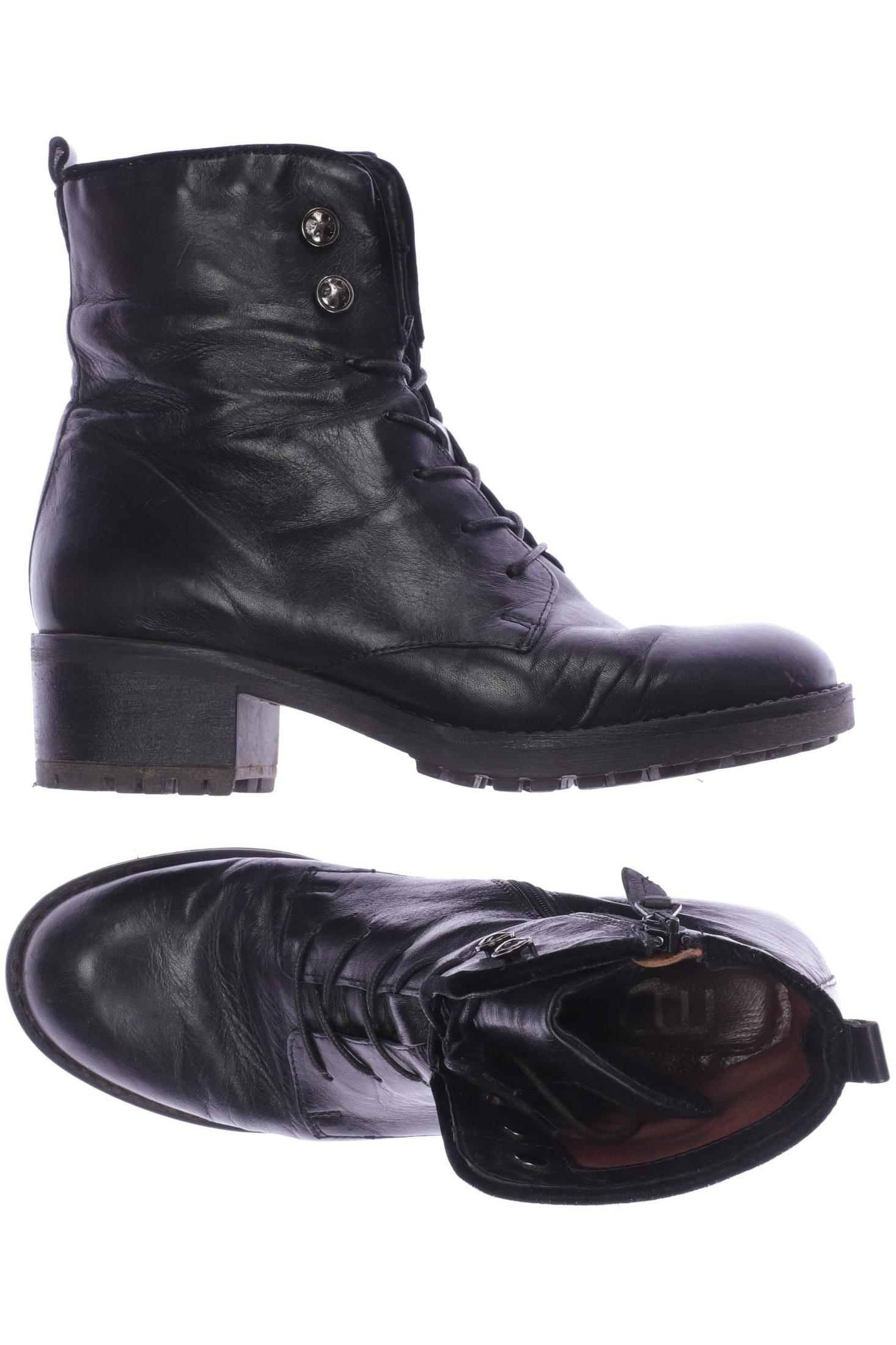 

Mjus Damen Stiefelette, schwarz