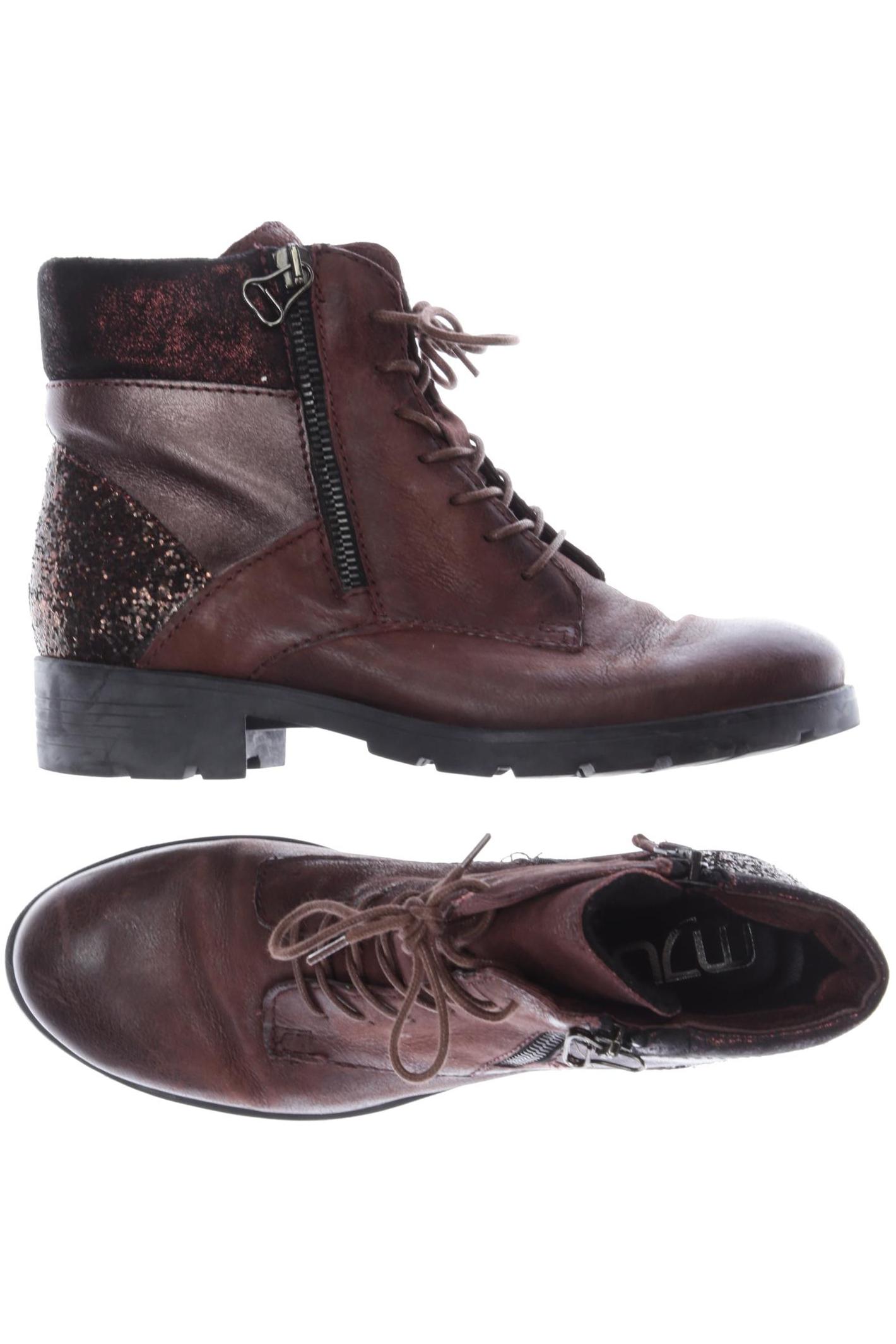 

Mjus Damen Stiefelette, bordeaux, Gr. 37