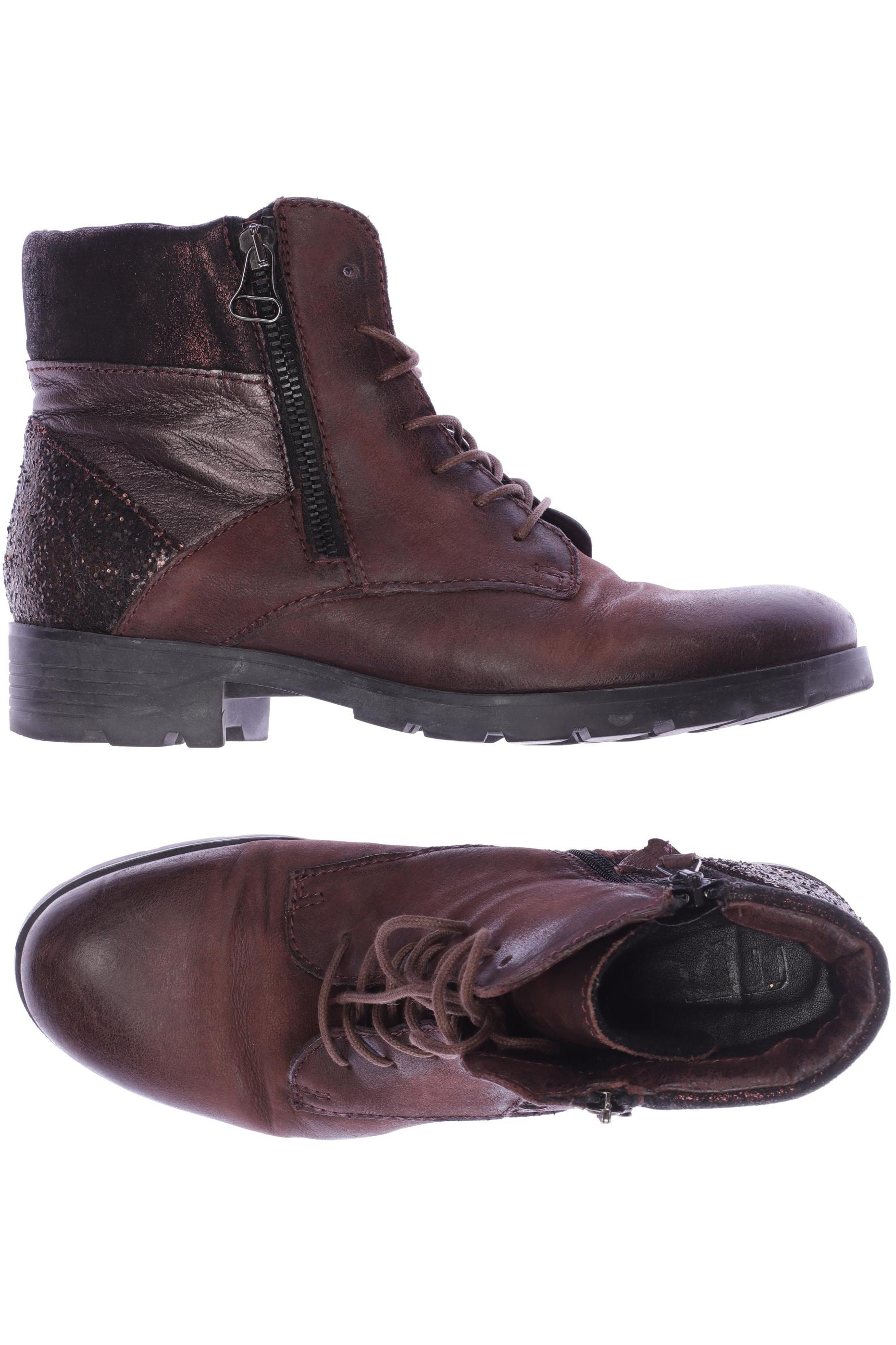 

Mjus Damen Stiefelette, bordeaux, Gr. 39