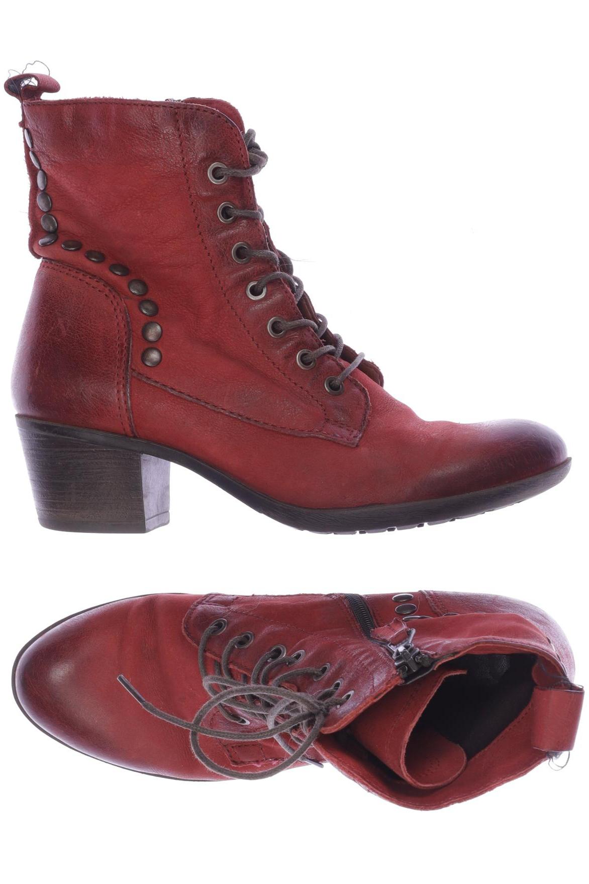 

Mjus Damen Stiefelette, rot, Gr. 38