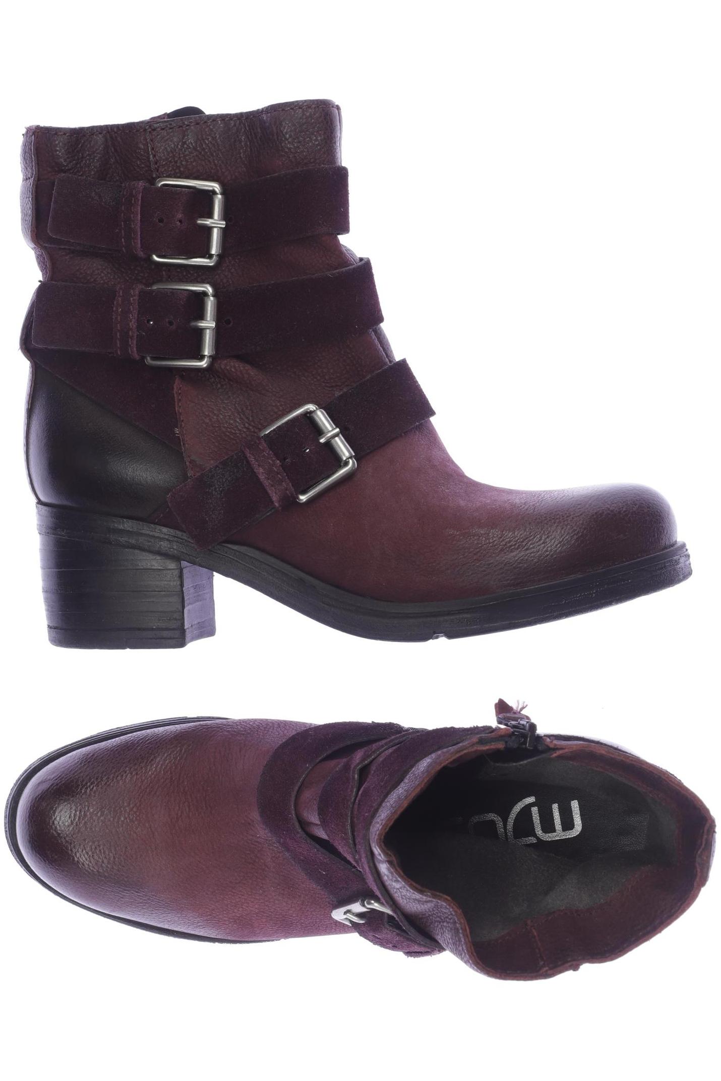 

Mjus Damen Stiefelette, bordeaux, Gr. 39