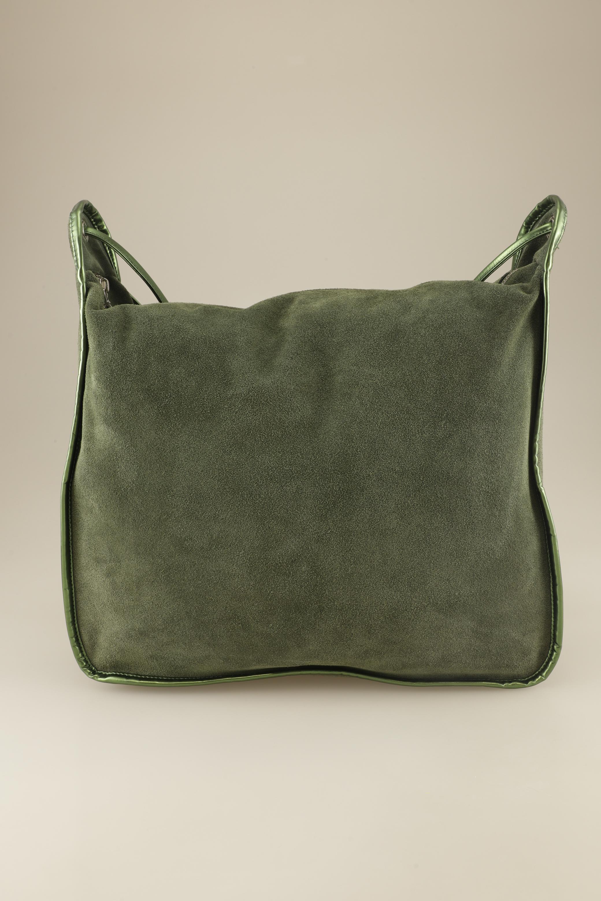 

MM6 Damen Handtasche, grün, Gr.