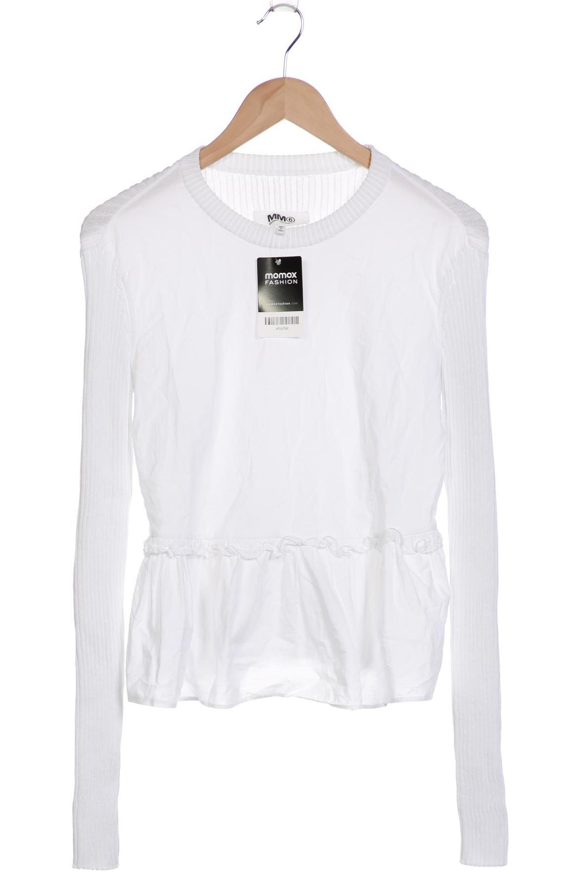 

MM6 Damen Langarmshirt, weiß, Gr. 42
