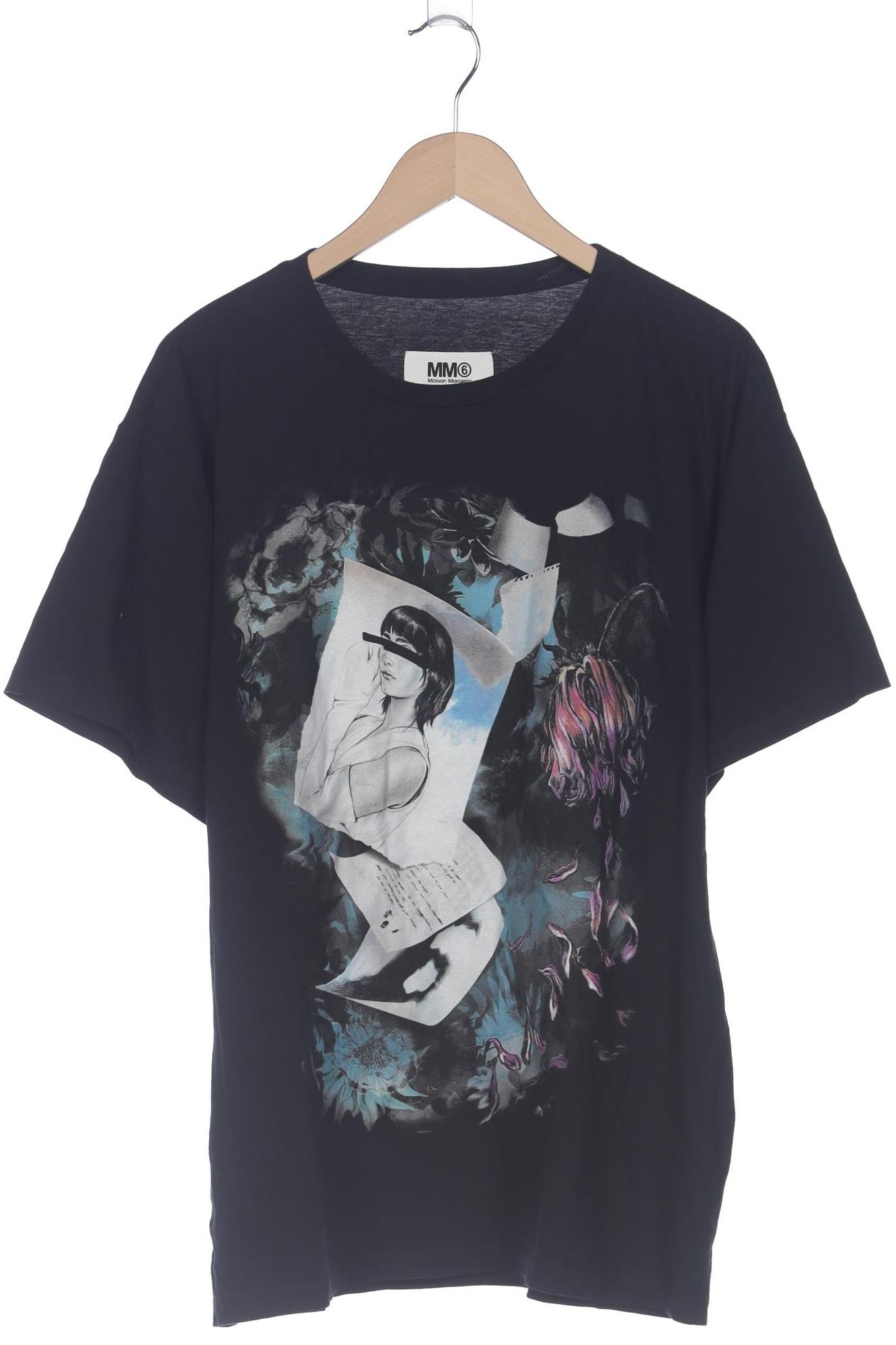 

MM6 Damen T-Shirt, schwarz, Gr. 36