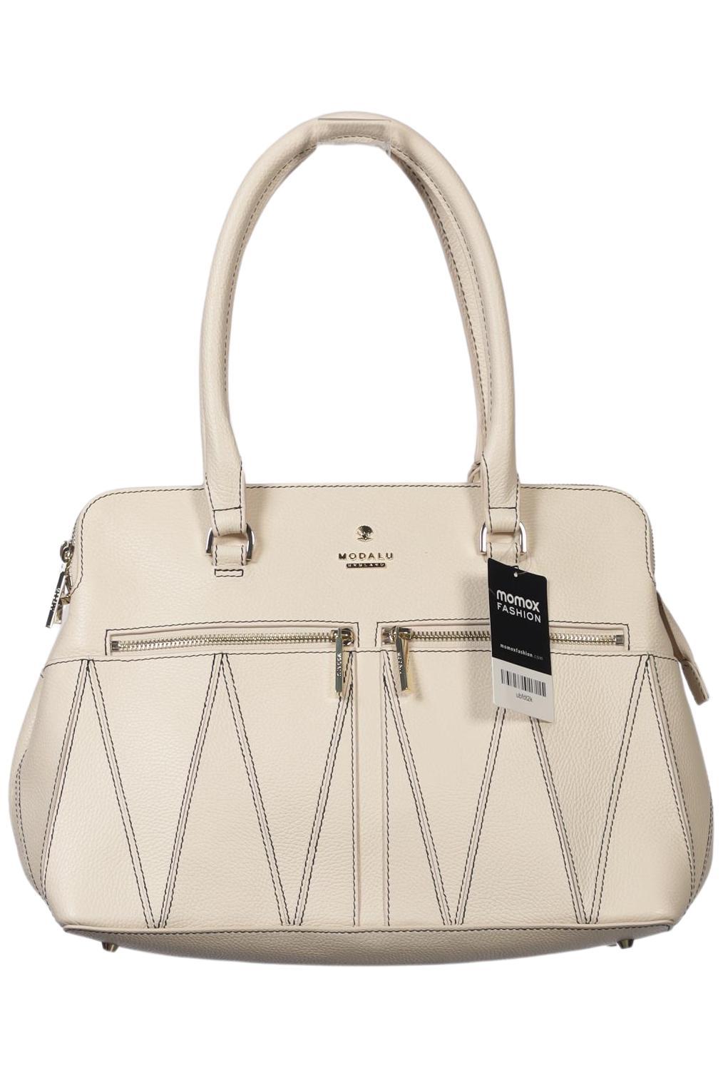 

Modalu Damen Handtasche, cremeweiß, Gr.