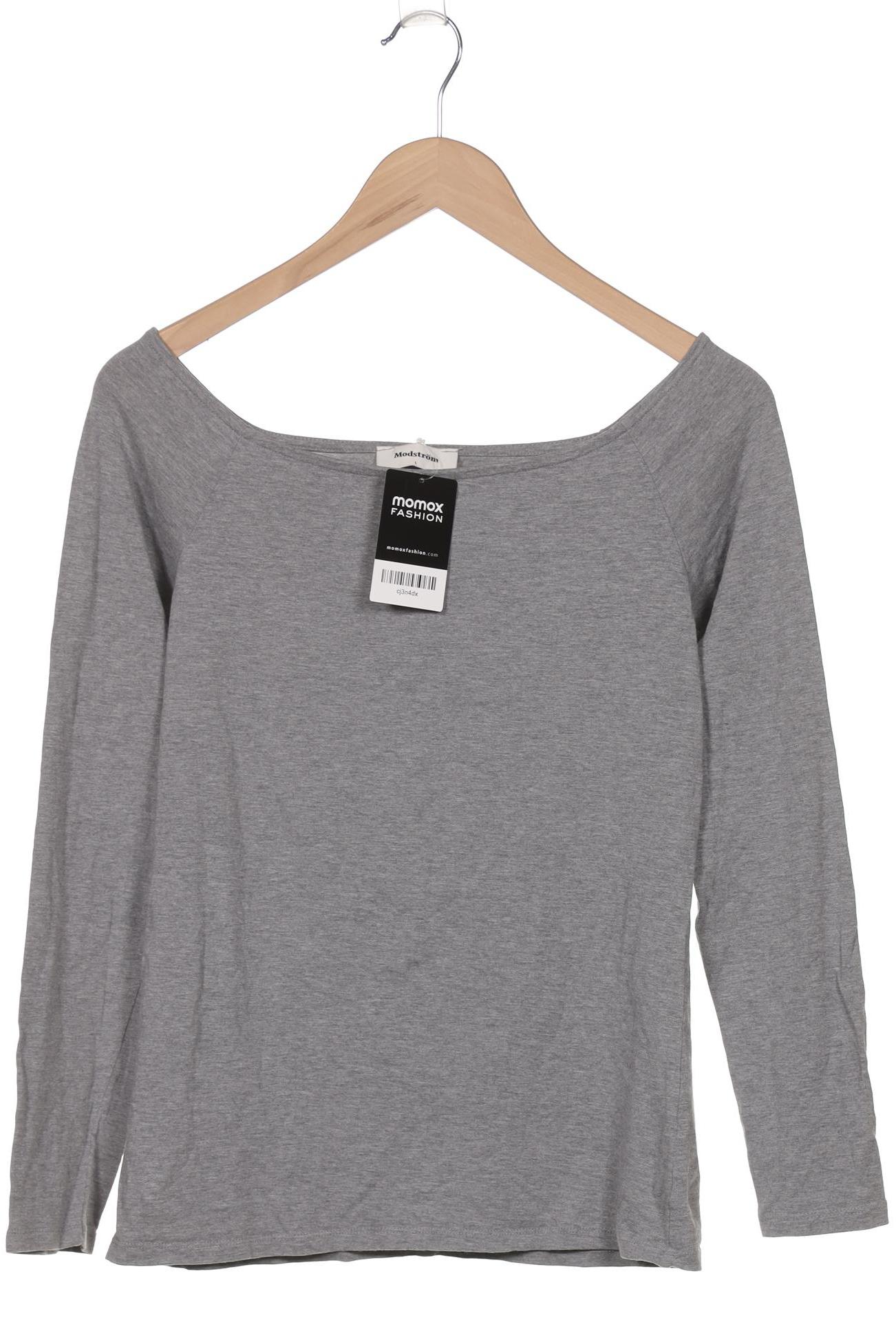 

Modstroem Damen Langarmshirt, grau, Gr. 42