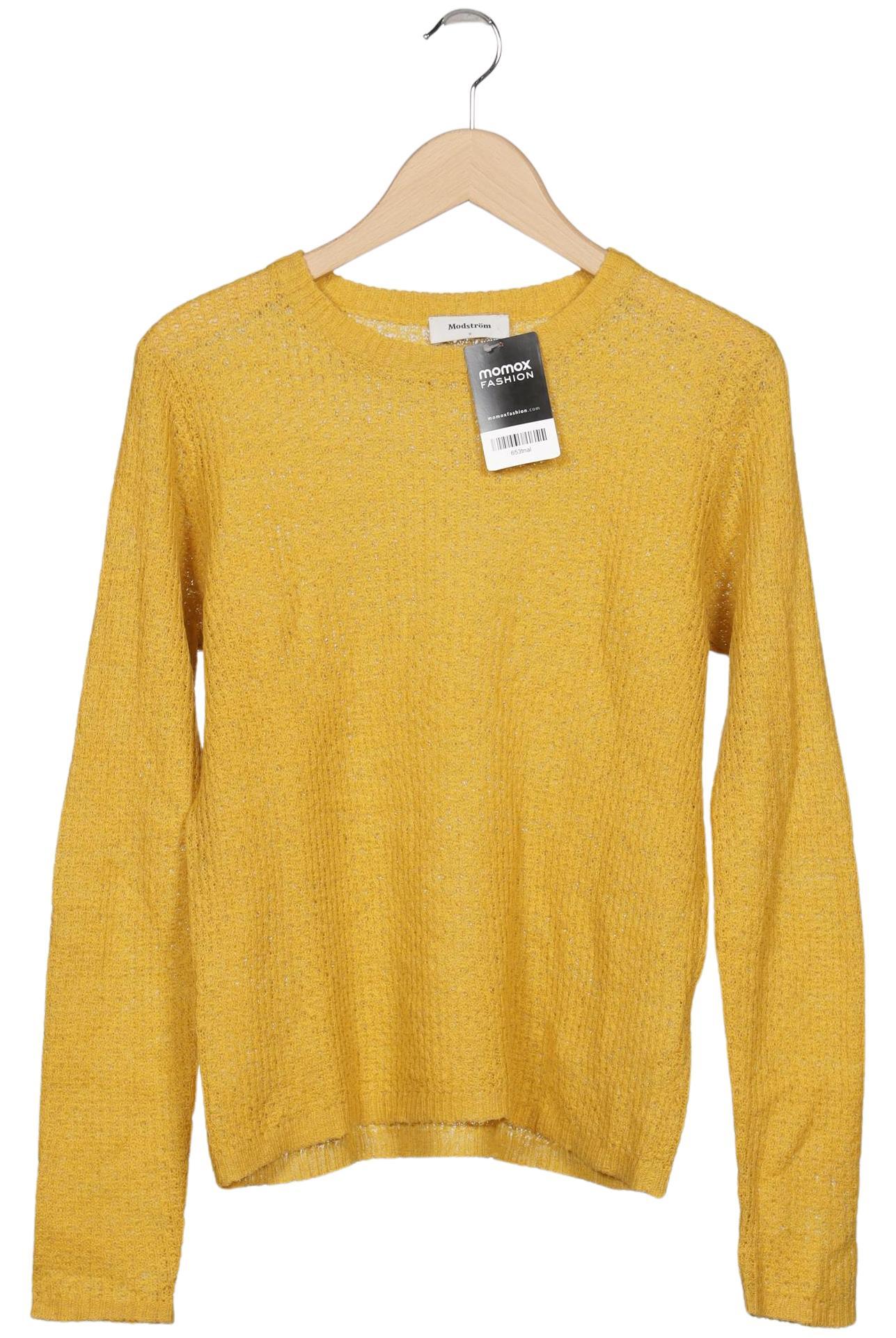 

Modstroem Damen Pullover, gelb, Gr. 36