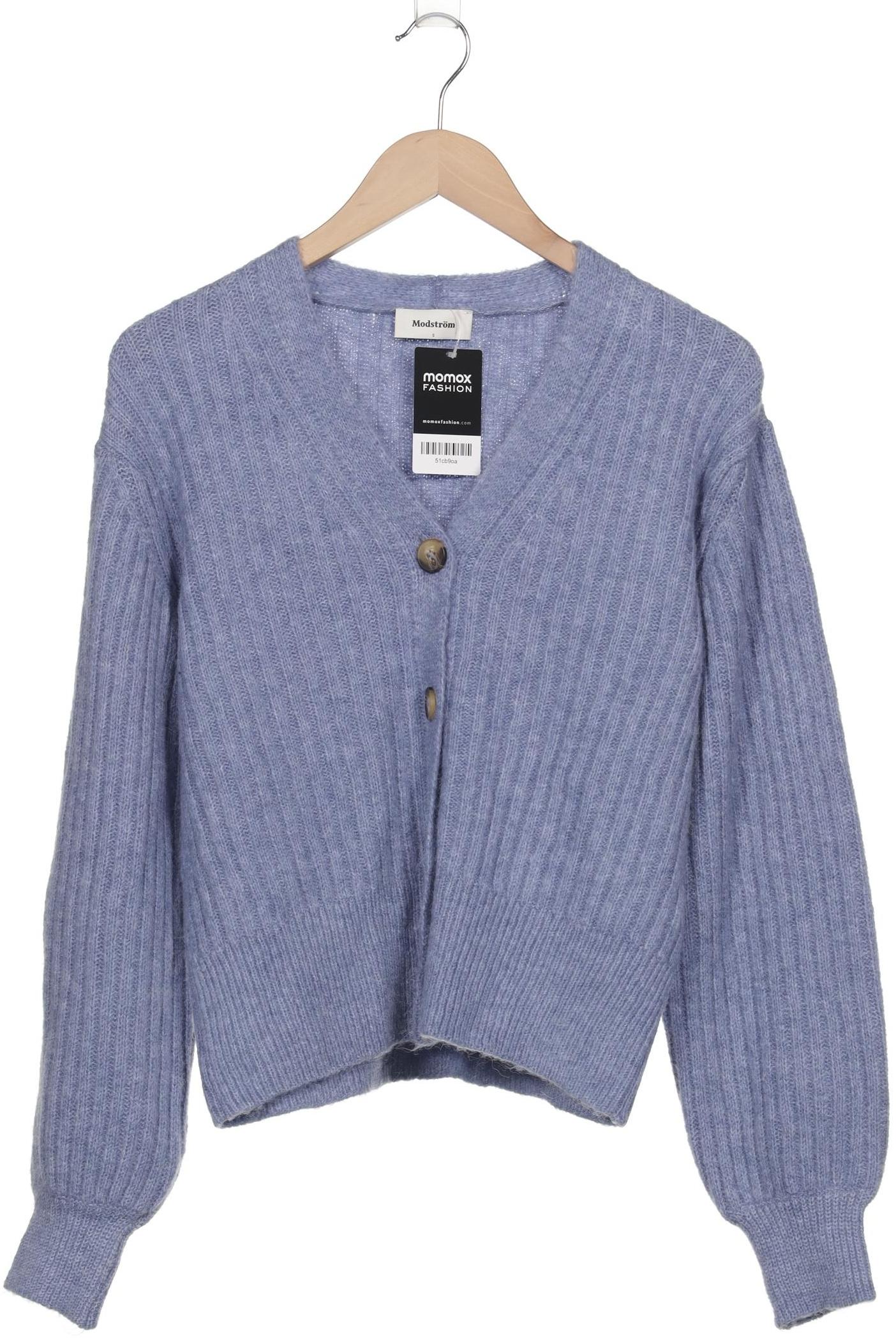 

Modstroem Damen Strickjacke, blau, Gr. 36