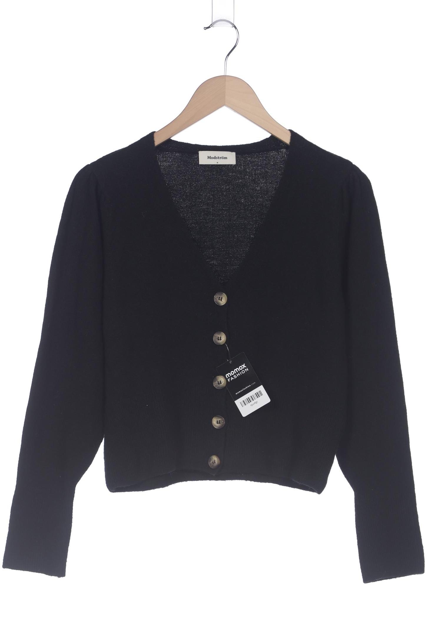

Modstroem Damen Strickjacke, schwarz, Gr. 38