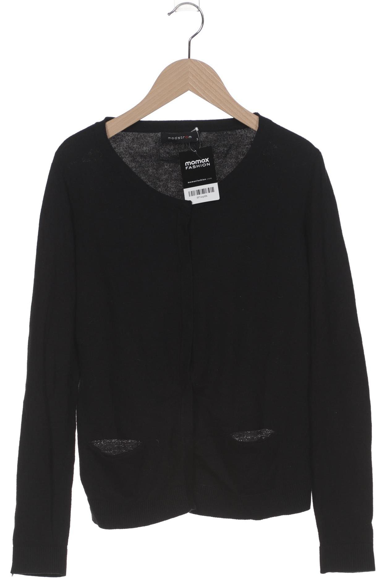 

Modstroem Damen Strickjacke, schwarz, Gr. 36