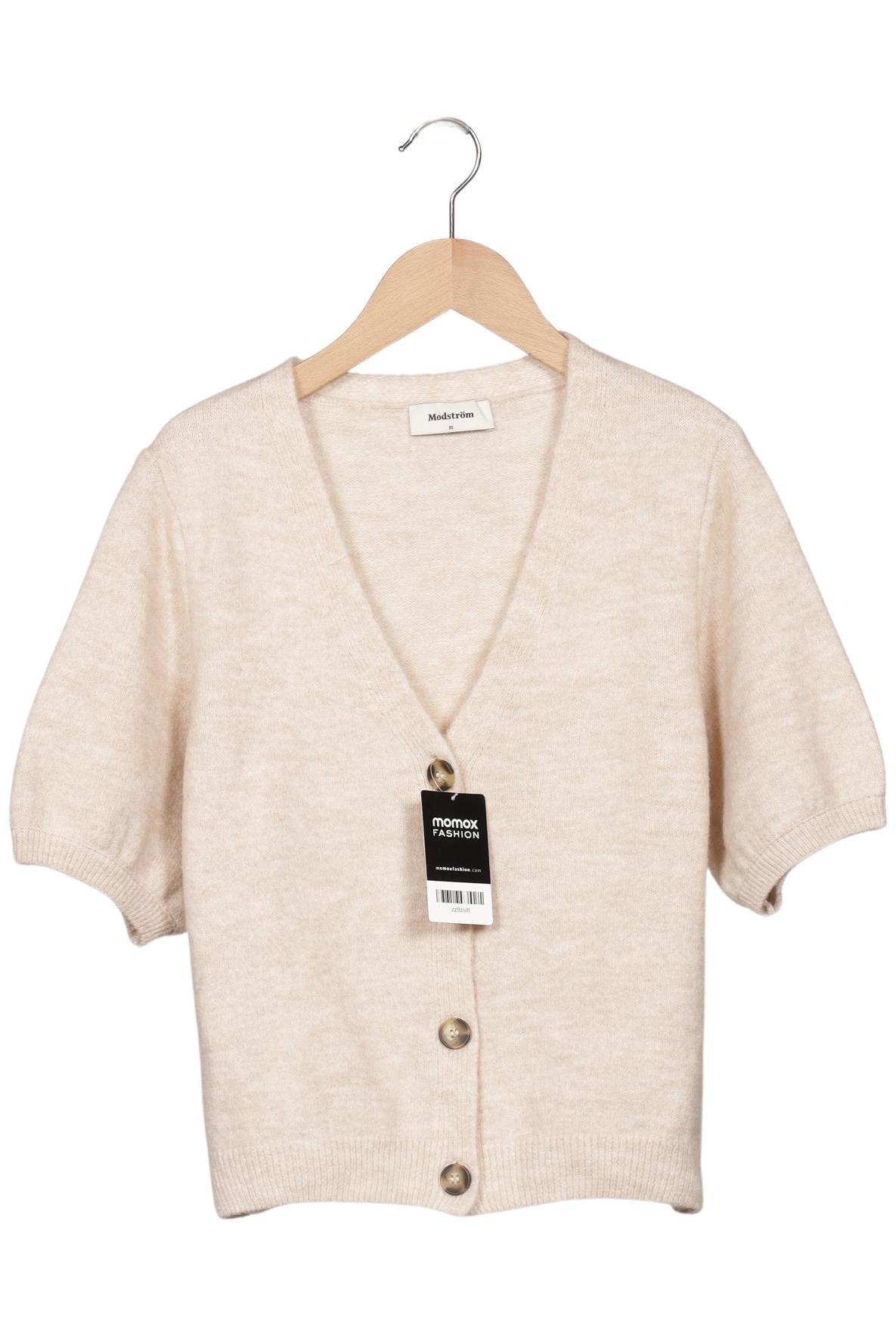 

Modstroem Damen Strickjacke, beige, Gr. 34