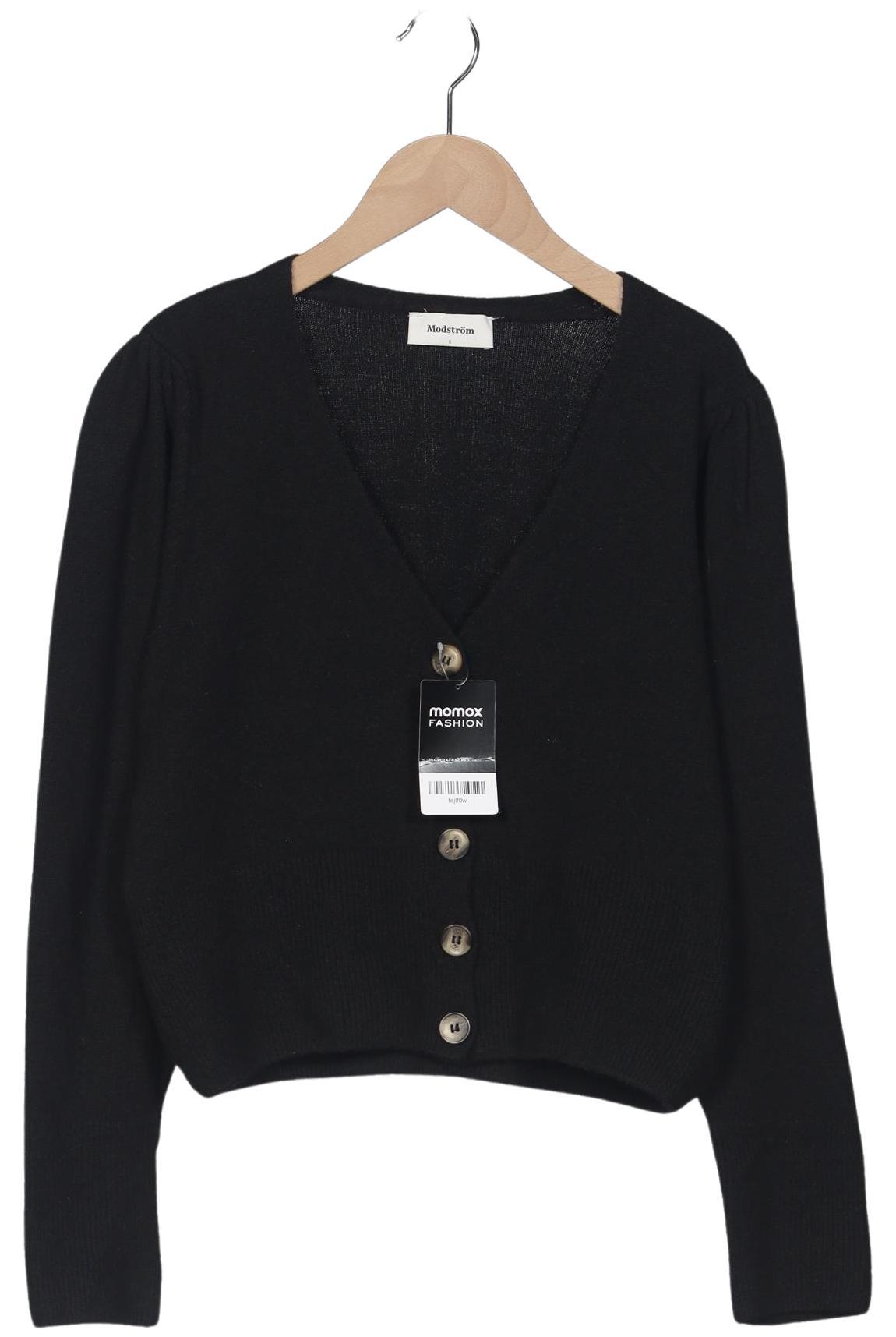 

Modstroem Damen Strickjacke, schwarz, Gr. 36