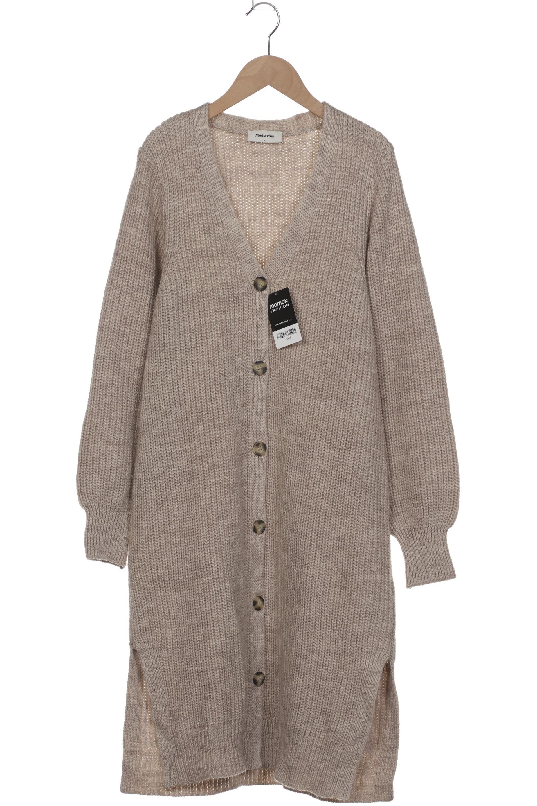 

Modstroem Damen Strickjacke, beige, Gr. 38