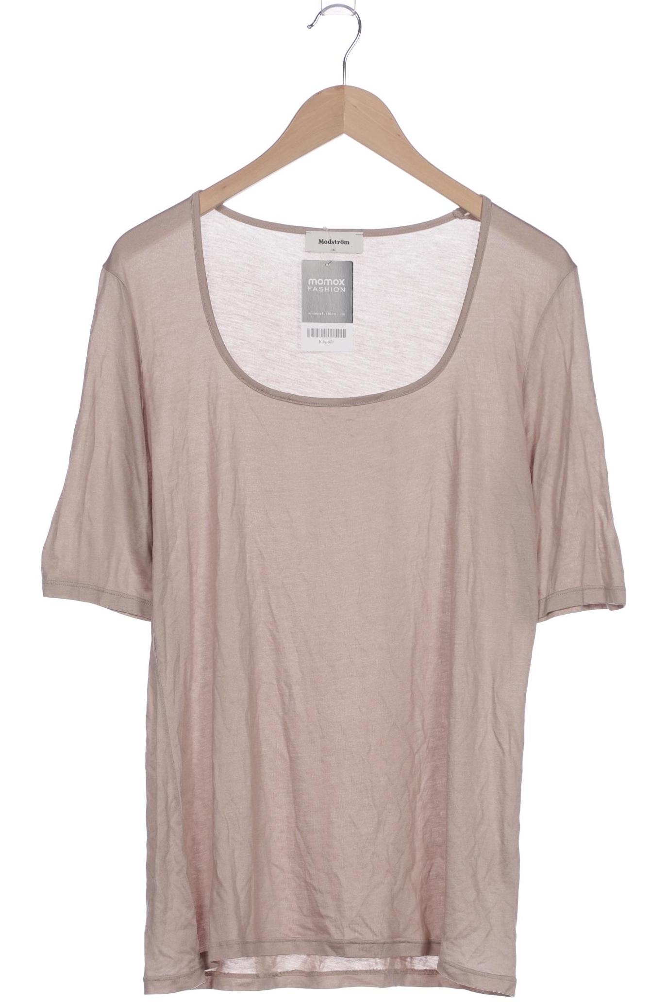 

Modstroem Damen T-Shirt, beige, Gr. 44