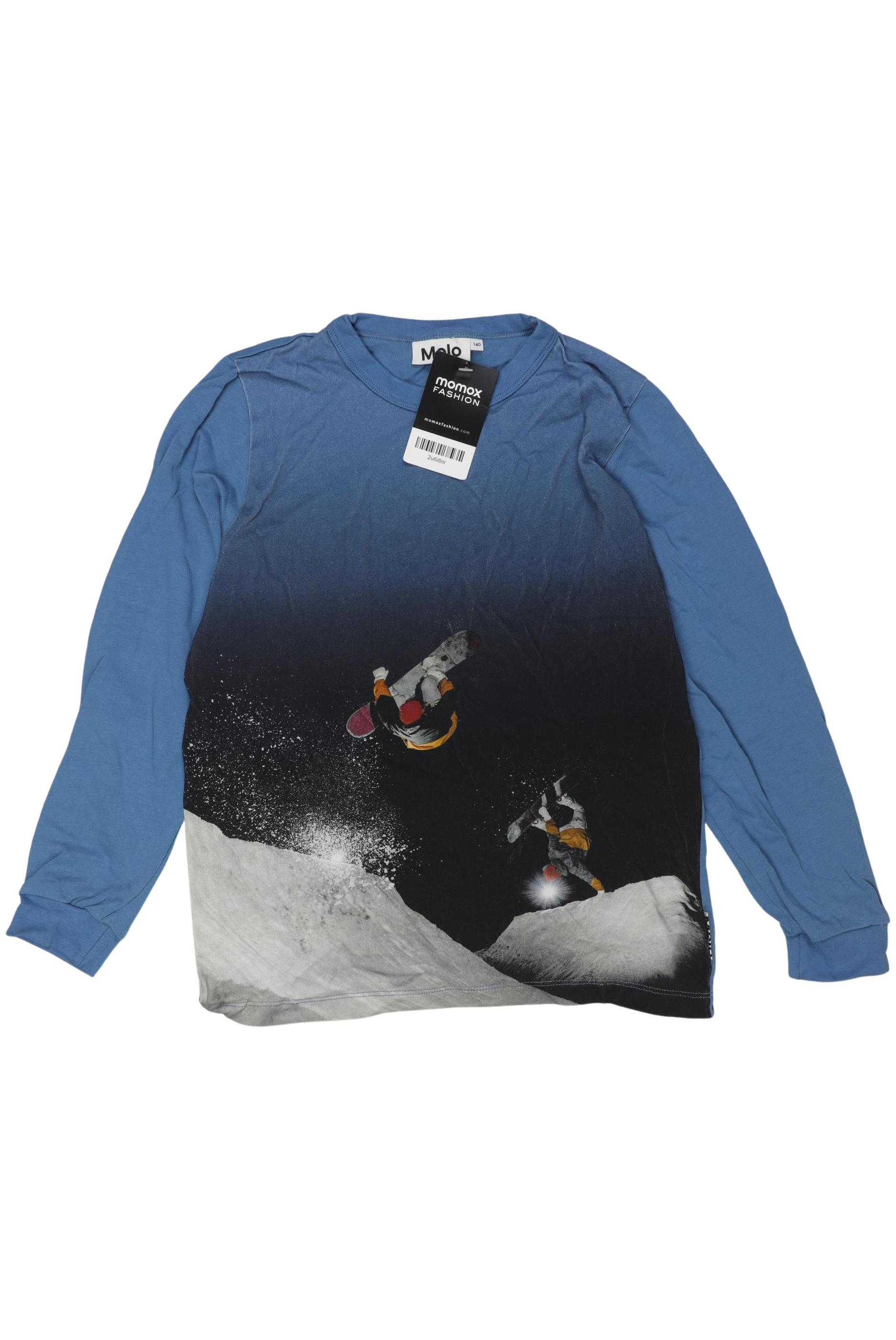 

molo Jungen Langarmshirt, hellblau, Gr. 140