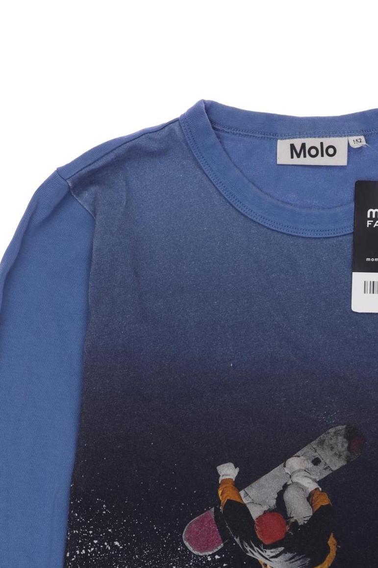 Thumbnail - molo Jungen Langarmshirt, blau, Gr. 152