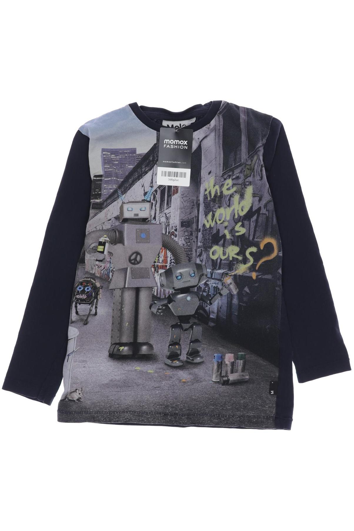 

molo Herren Langarmshirt, marineblau, Gr. 122