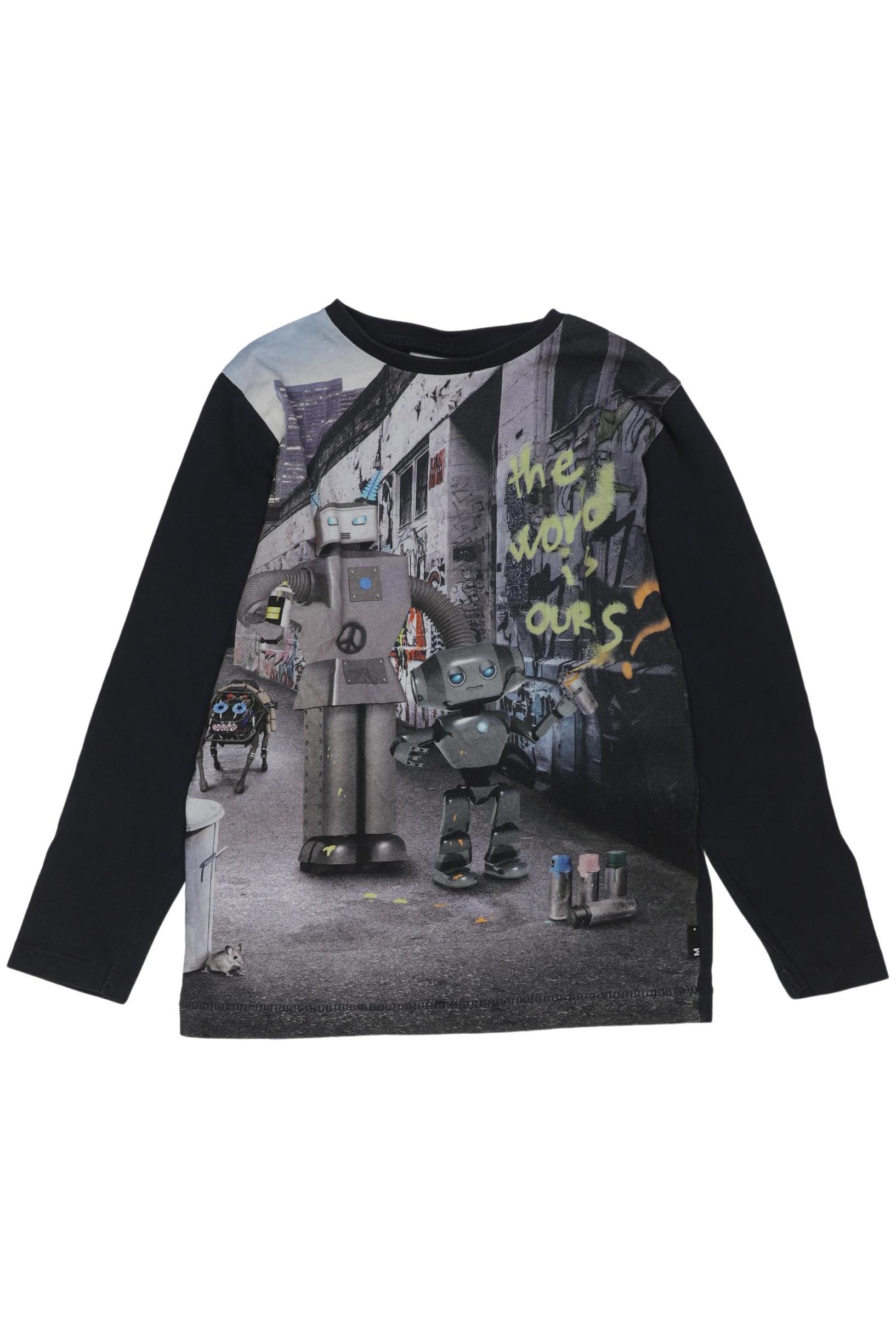 

molo Jungen Langarmshirt, marineblau, Gr. 116