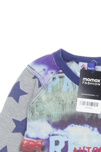 Thumbnail - molo Jungen Langarmshirt, grau, Gr. 92