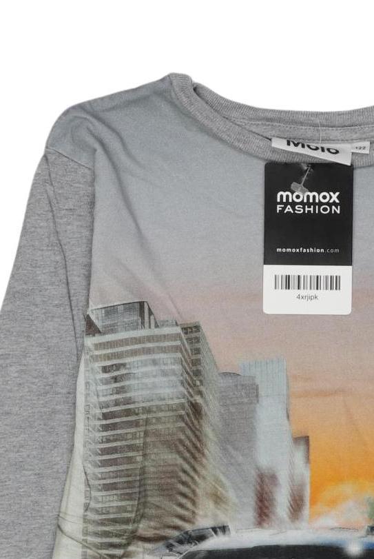 Thumbnail - molo Jungen Langarmshirt, grau, Gr. 122