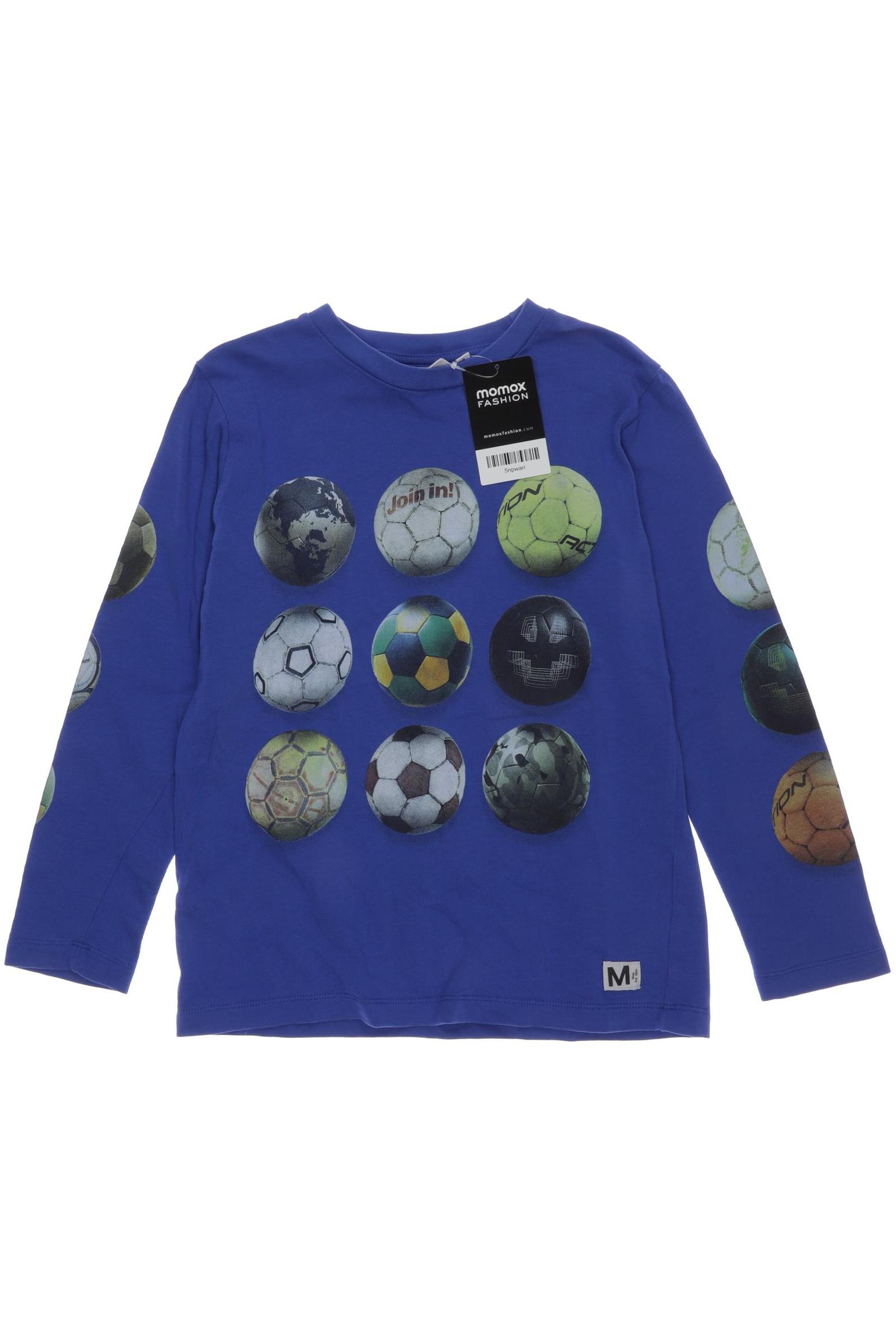 

molo Herren Langarmshirt, blau, Gr. 128