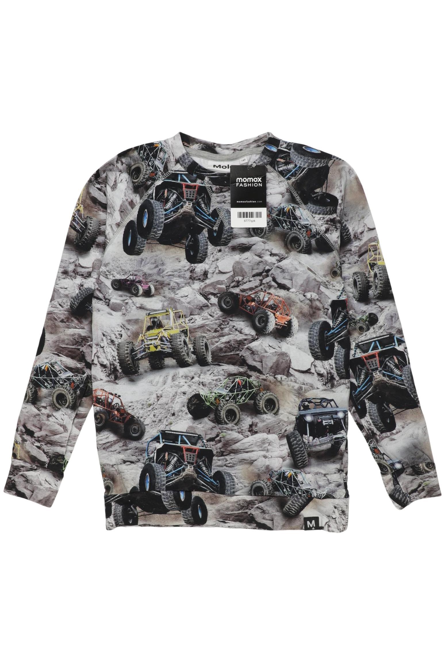 

molo Jungen Langarmshirt, grau, Gr. 140