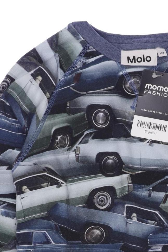 Thumbnail - molo Jungen Langarmshirt, marineblau, Gr. 128