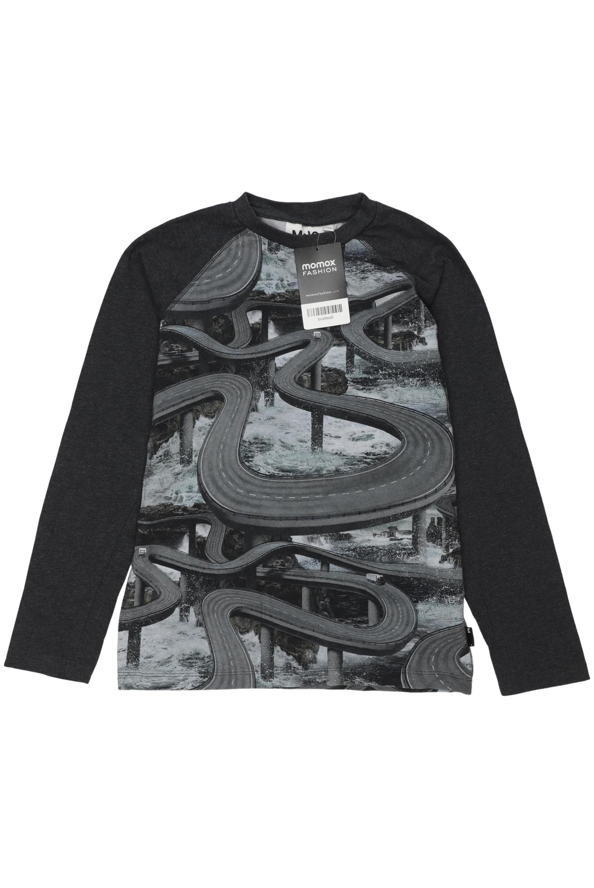 

molo Jungen Langarmshirt, grau, Gr. 140