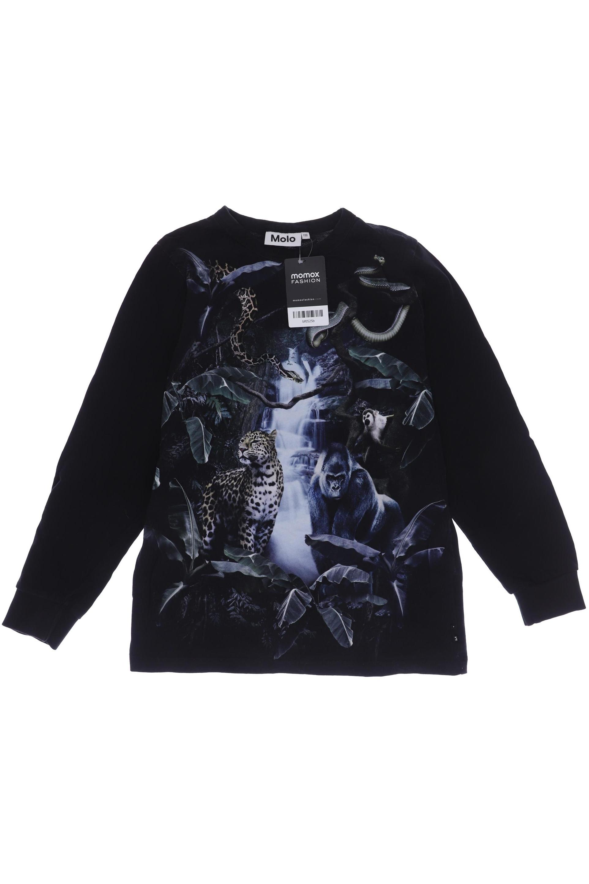 

molo Herren Langarmshirt, schwarz, Gr. 152