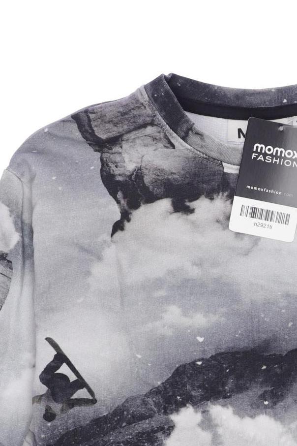 Thumbnail - molo Jungen Langarmshirt, grau, Gr. 140